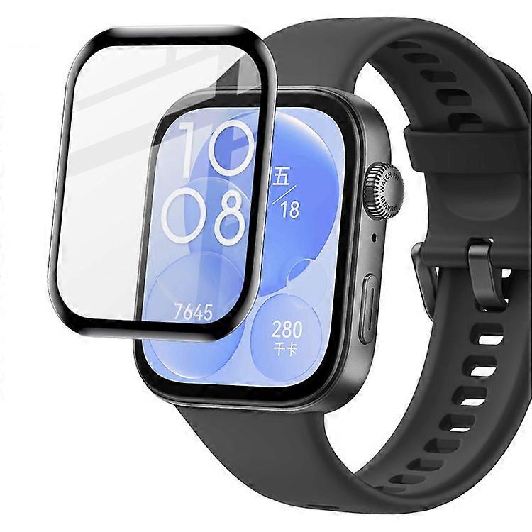 IMAK Compatible For Huawei Watch Fit 3 Screen Protector PMMA Anti-Scratch Ultra Thin HD Watch Film