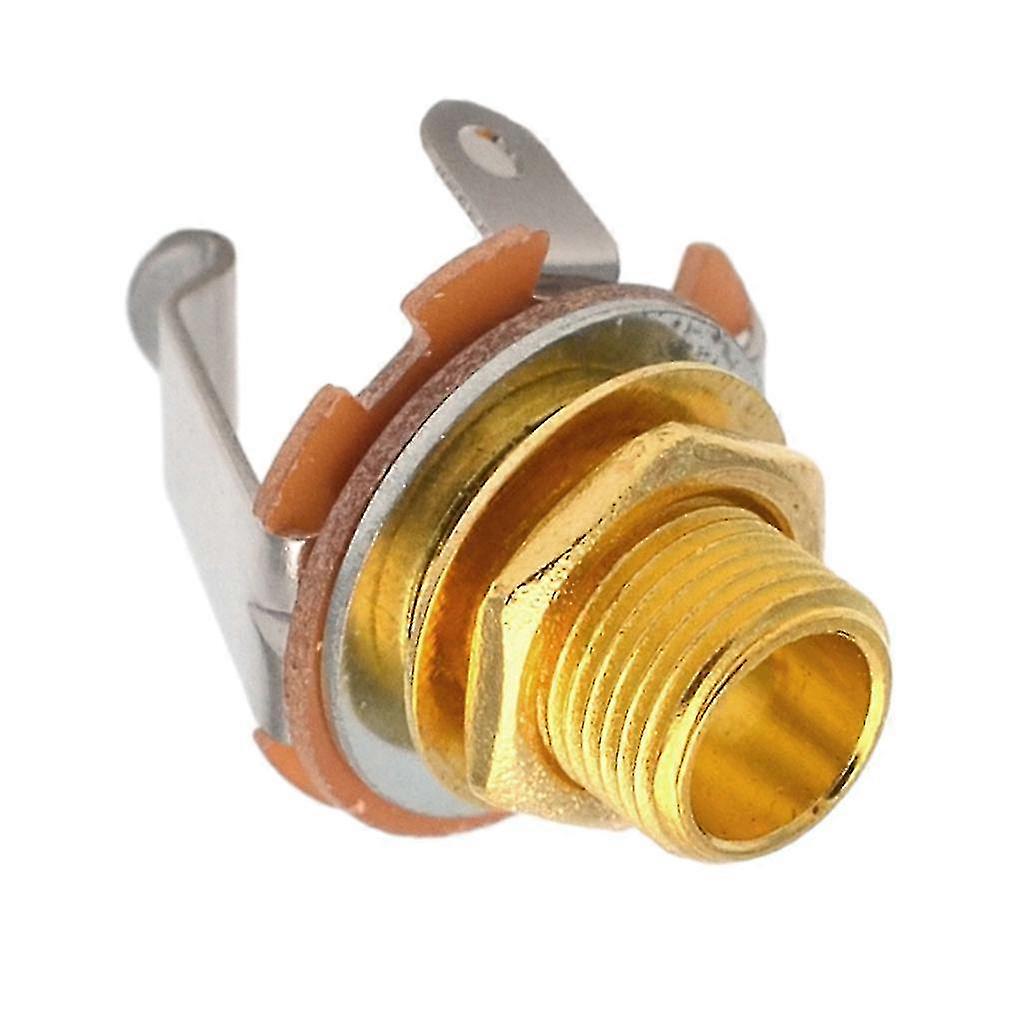 Mono Input/Output Jacks Gold Musical Instrument Accessory