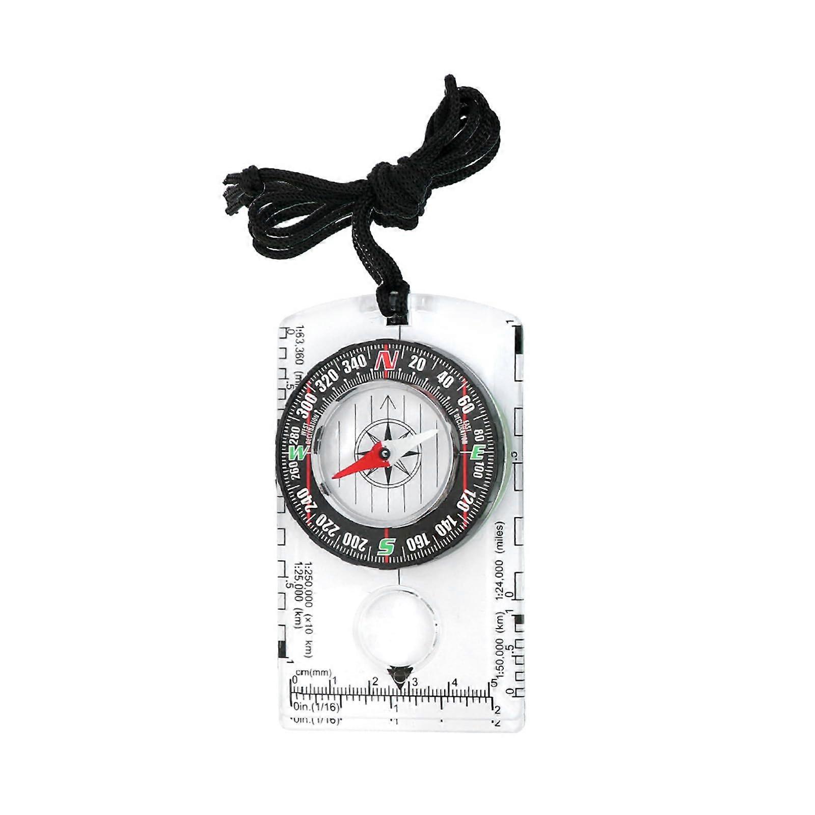 Multifunctional compass ruler for map reading backpack camping orienteering compass survival navigation compass Ref: 1989