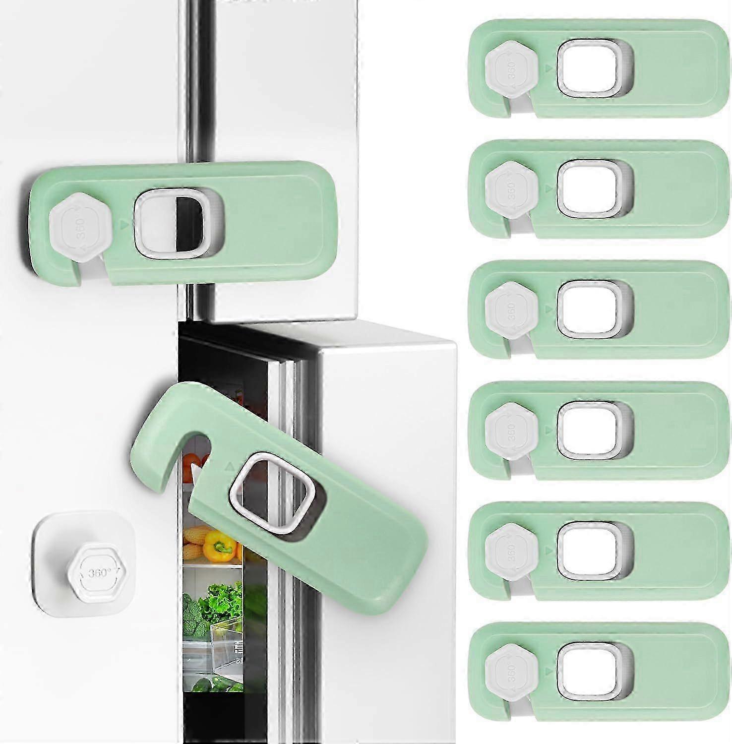 Child safety lock 6 pieces window handle without drilling secure childproof safety solution