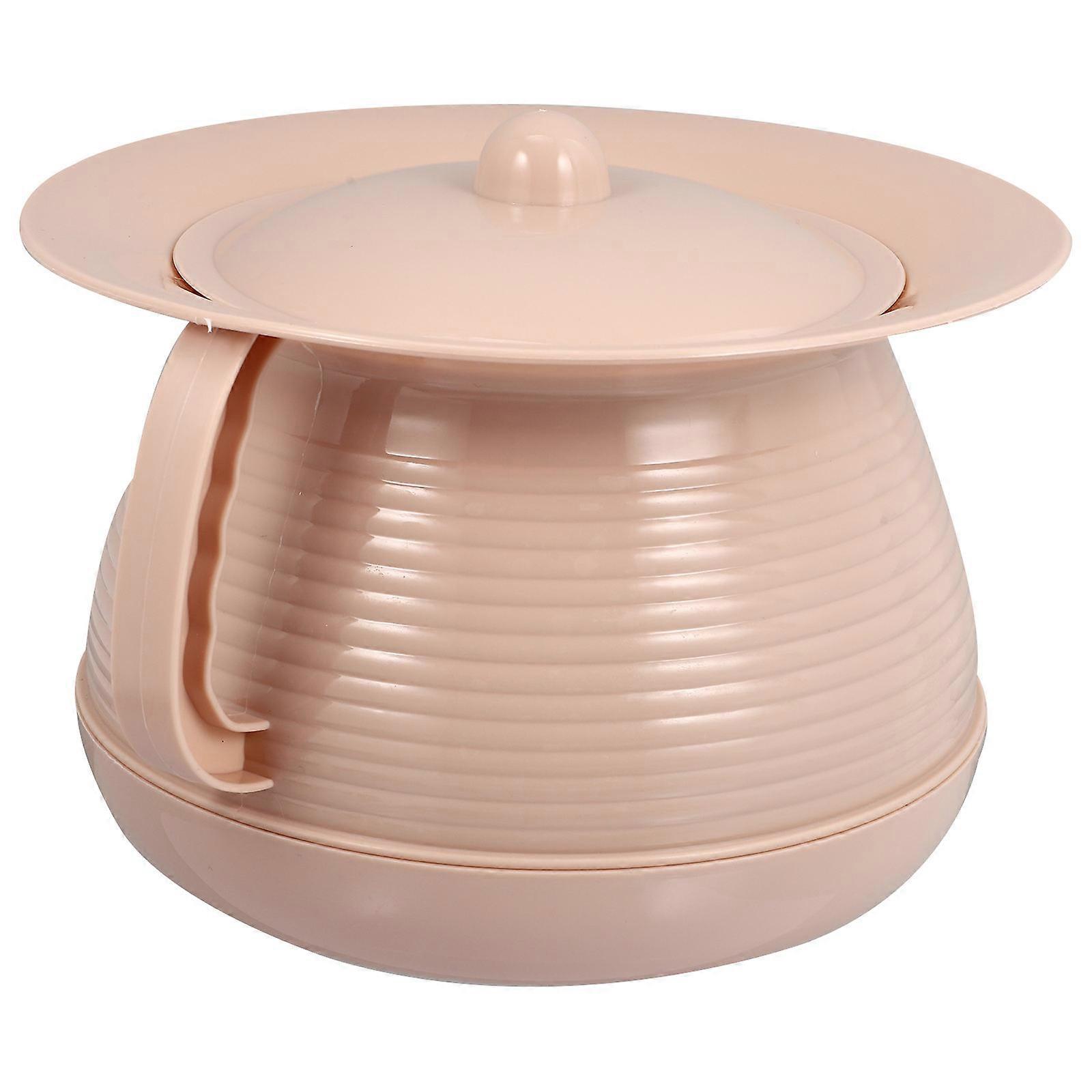 Durable PP Plastic Household Spittoon for Home Use Pink Easy to Clean Suitable for All Ages