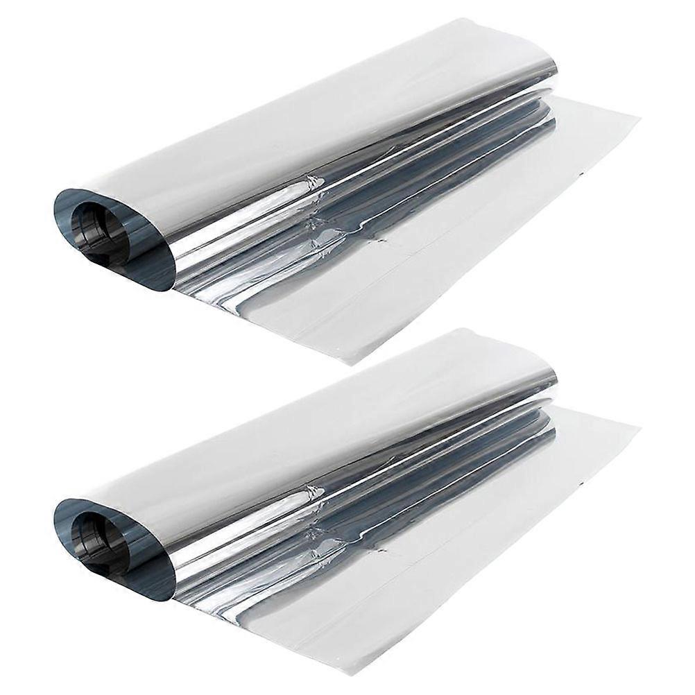 Window Film Heat Blocking Privacy Control Window Film Uv Protection For Office Use 200X40X0.1Cm 2Pcs
