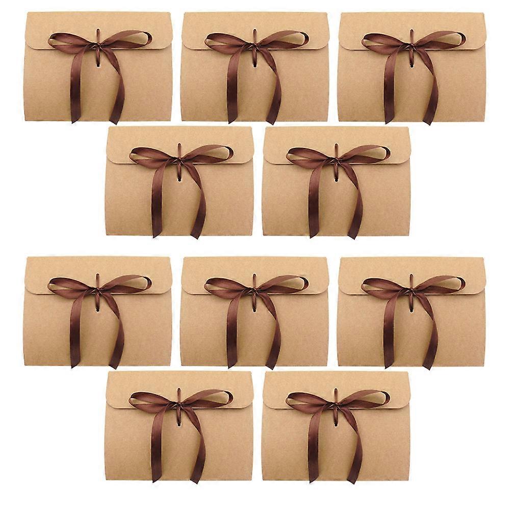 Retro Kraft Paper Envelopes for Greeting Use Light Brown 10pcs Aged Paper Envelopes for Letters