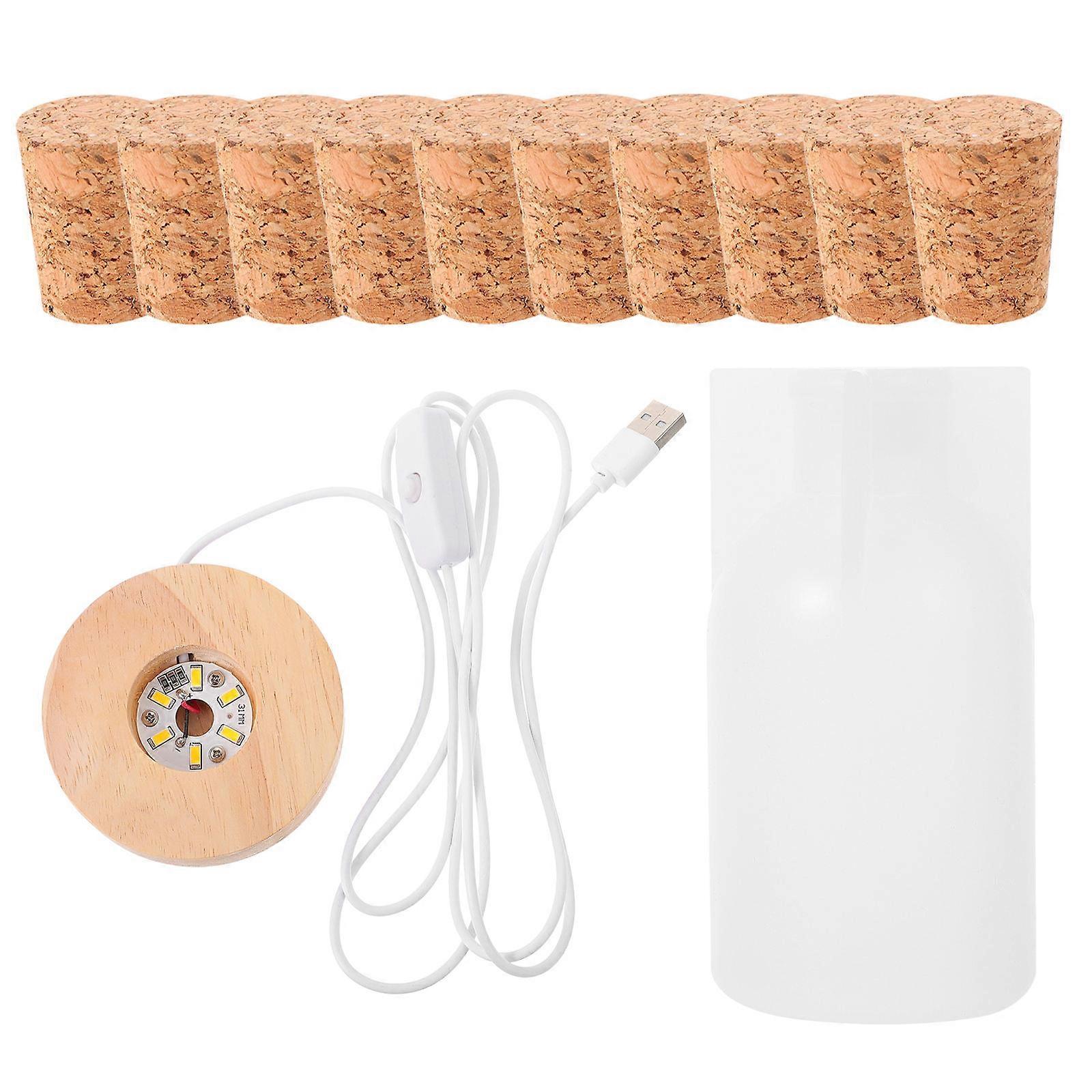 1 Set Silicone 3D Night Light Molds for Resin Epoxy DIY Projects