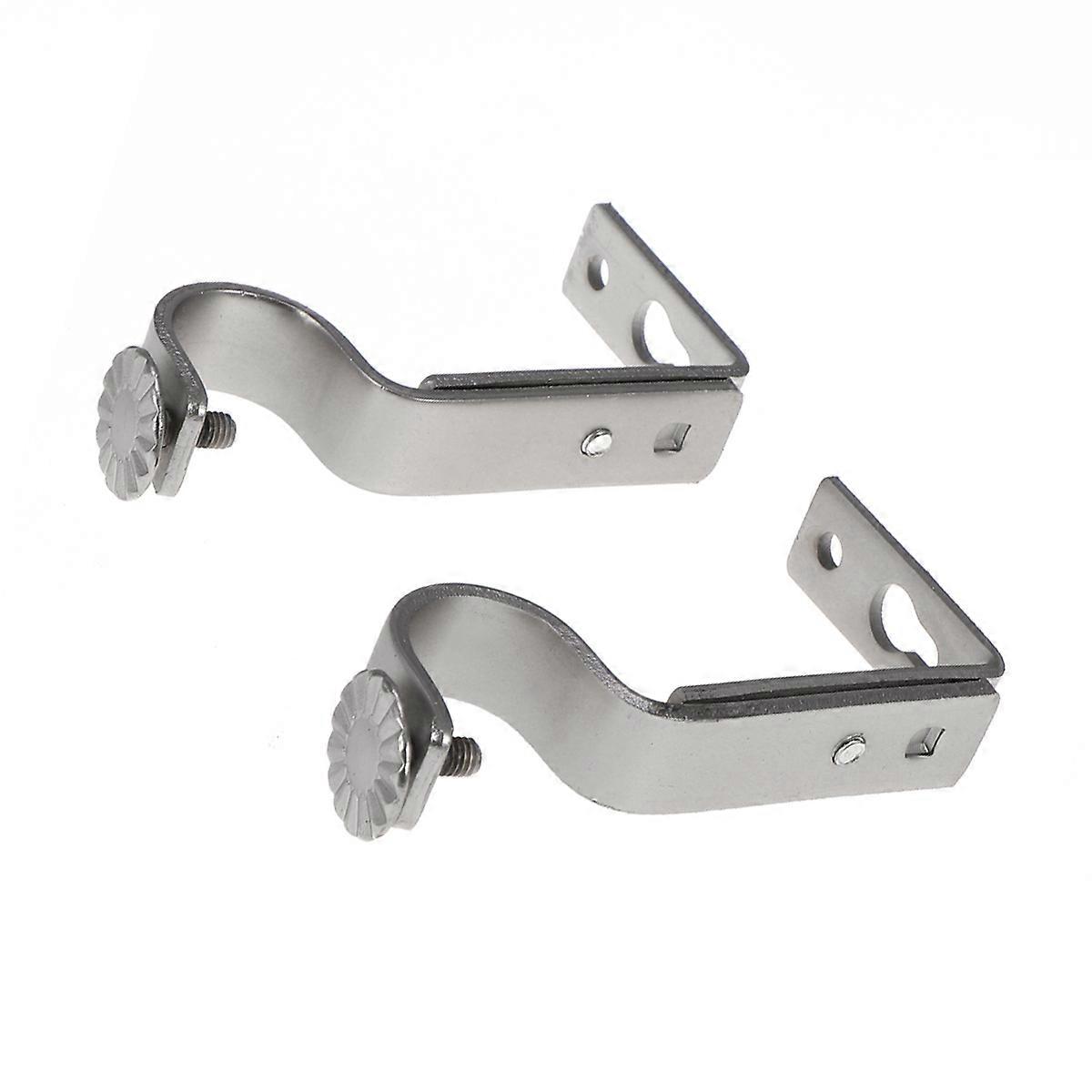 Here's a refined and professional product description based on the details you provided:
**2pcs Adjustable Drapery Rod Bracket for Curtain Rods –
