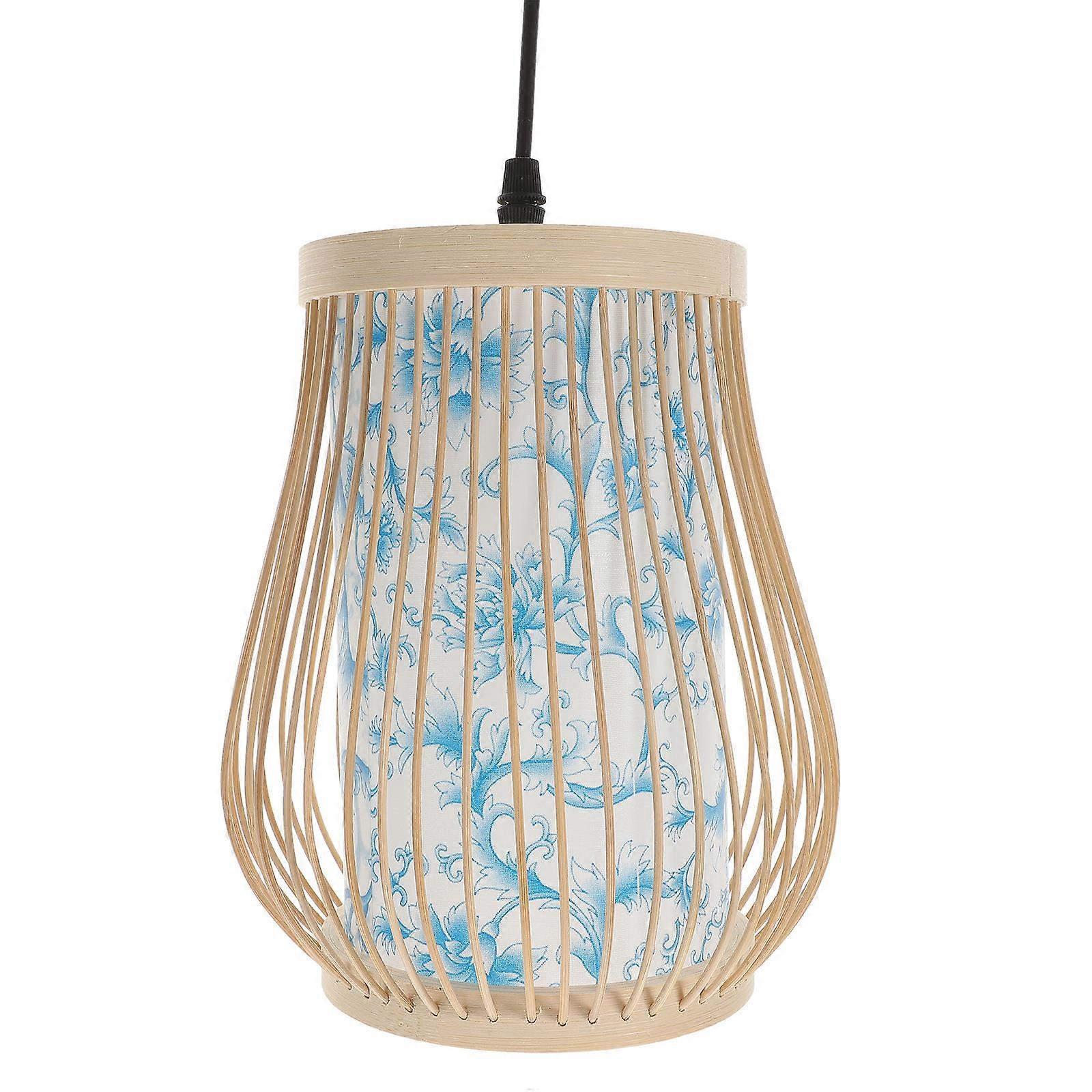 Rustic Ceiling Light Pendant Lamp For Kitchen Decorative Chandelier Handwoven Basket Hanging Light 23X20CM Lighting 1Pack