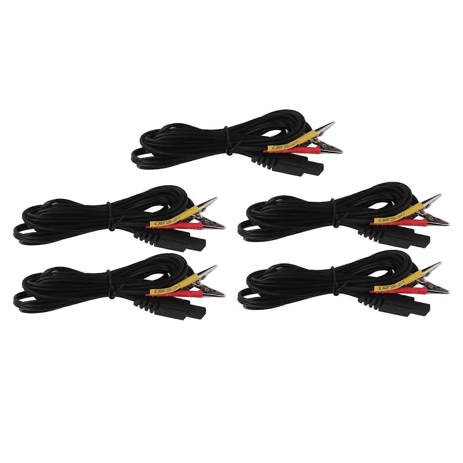 2025 Latest Model 5pcs Therapeutic Machine Clip Electrode Wire Improve Circula...
