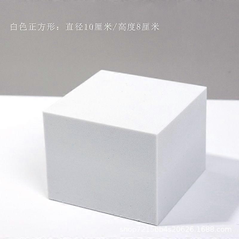 2pcs Craft Foam Blocks: White Polystyrene Square Foam Cubes for Arts Sculpting DIY School Projects Floral Arrangements and Modeling 10x10x4 cm