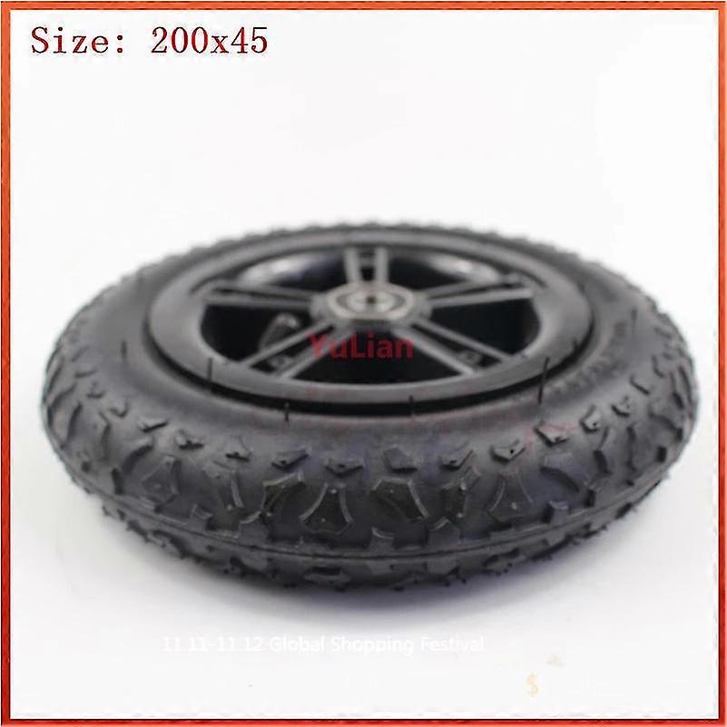 محور عجلة قابل للطي مقاس 8 بوصات لإطارات الدراجات ، ملحقات عالية الجودة للدراجات البخارية والسيارات والدراجات النارية ، 200 × 40