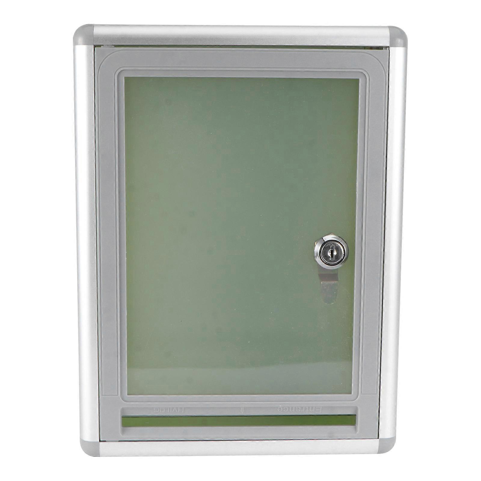 壁掛けメールボックス家庭用樹脂28.5x21.5cmシンプルデザイン情報コレクション1セット