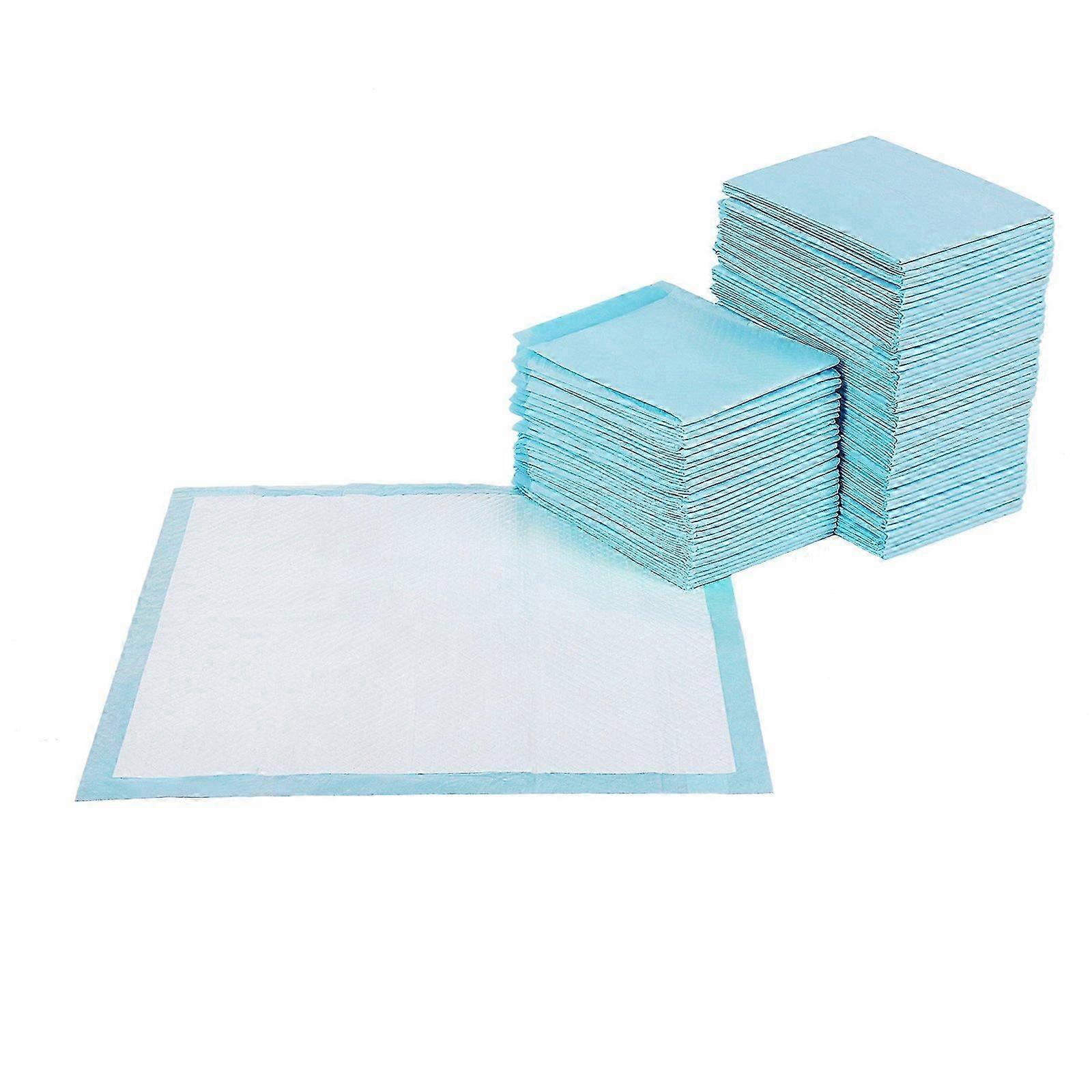 Puppy Training Pads, suitable for pet training, 60 x 60 cm, 80 pieces, blue and white color design