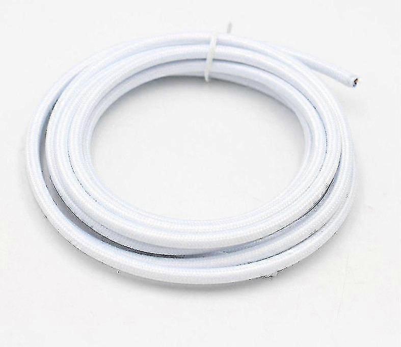 Core Round Textile Electrical Wire Fabric Cable - Flexible Vintage Lamp Power Supply