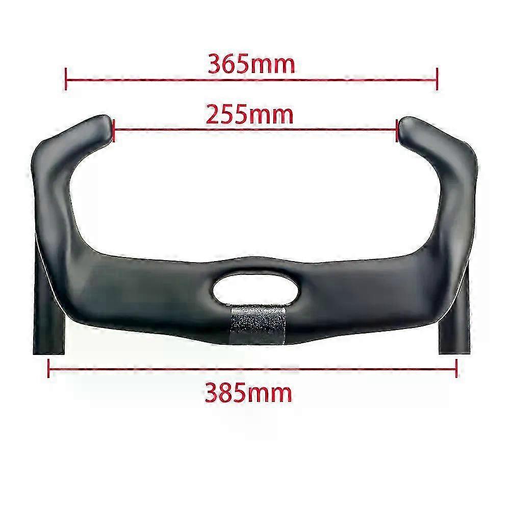 Carbon Fiber Track Cycling Handle for Sprint Matches, Suitable for Time Trial Bikes, Fixed Black Matte Finish, 31.8mm Width, UCI Compliant S