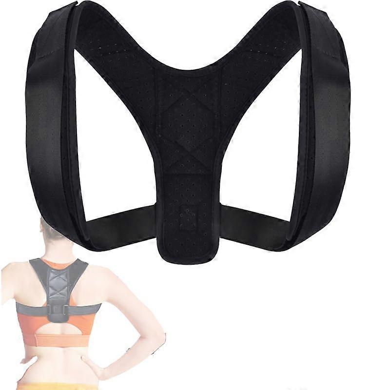 Posture Corrector Back, Back Straightener, Adjustable, Comfortable to Wear, Posture Corrector for Women and Men, Black