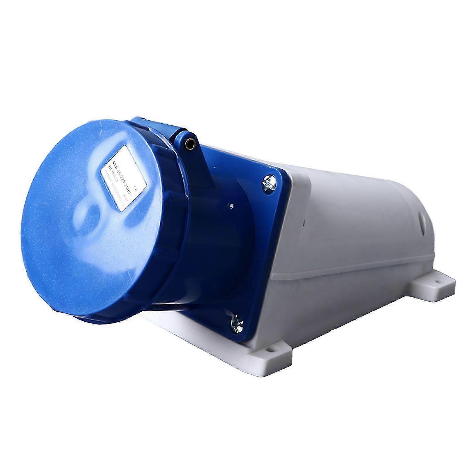Industrial Waterproof Power Connector 3 Pin 63A 220-250V Stable Connection