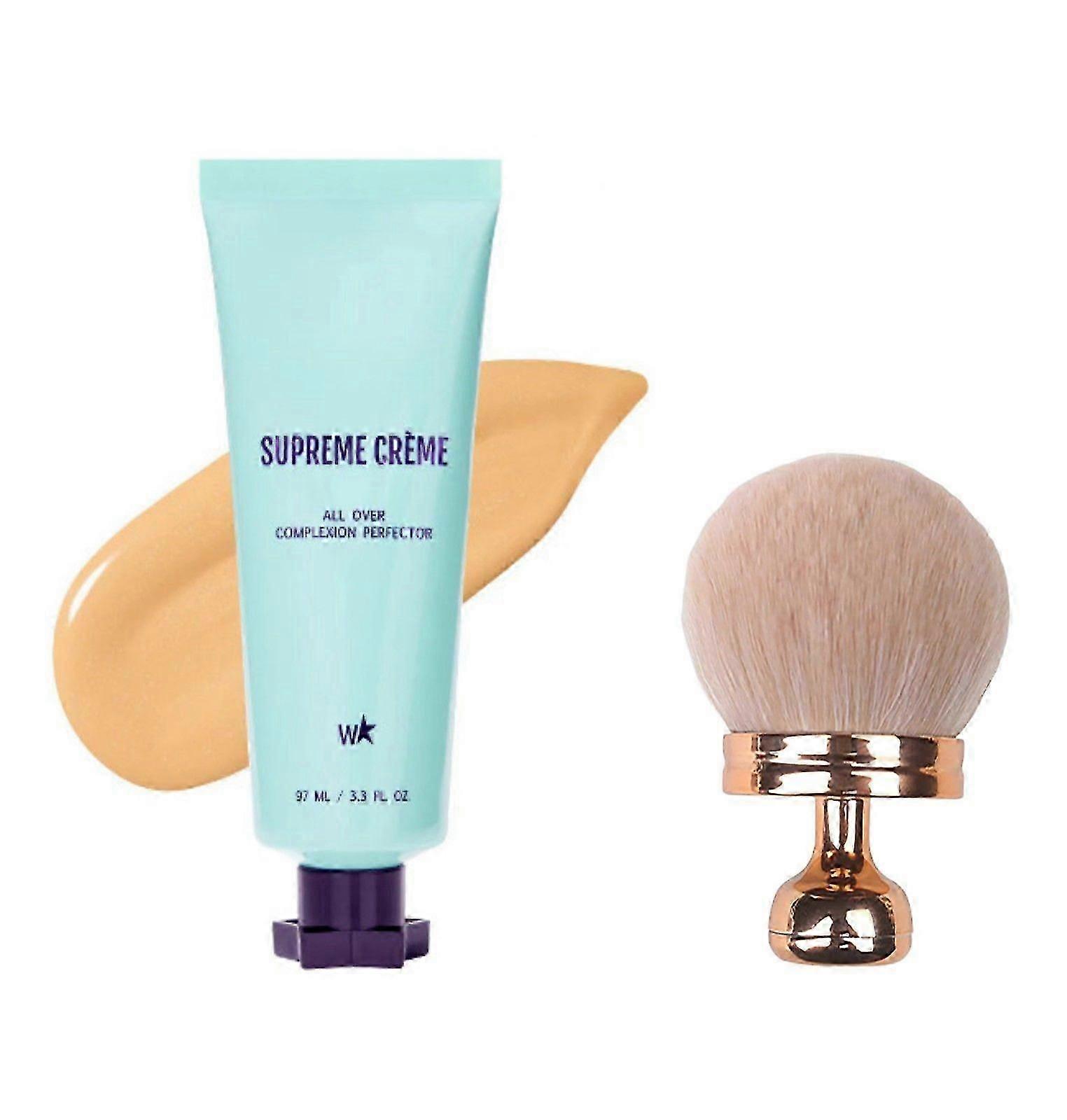 Supreme Creme All-Over Complexion Perfector קרם קרם CC עמיד לאורך זמן - גוון עור קל משקל, עמיד למים ועמיד בפני העברה