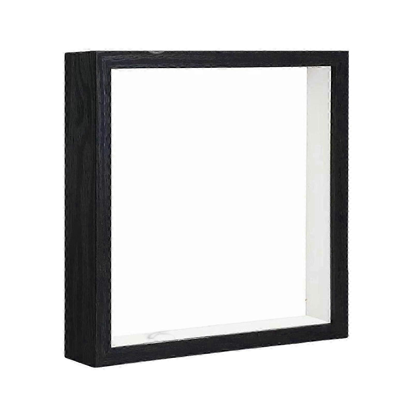 Wooden Photo Frame with Dried Flowers for Displaying Tickets, Awards, and Bouquets - Shadow Box Style