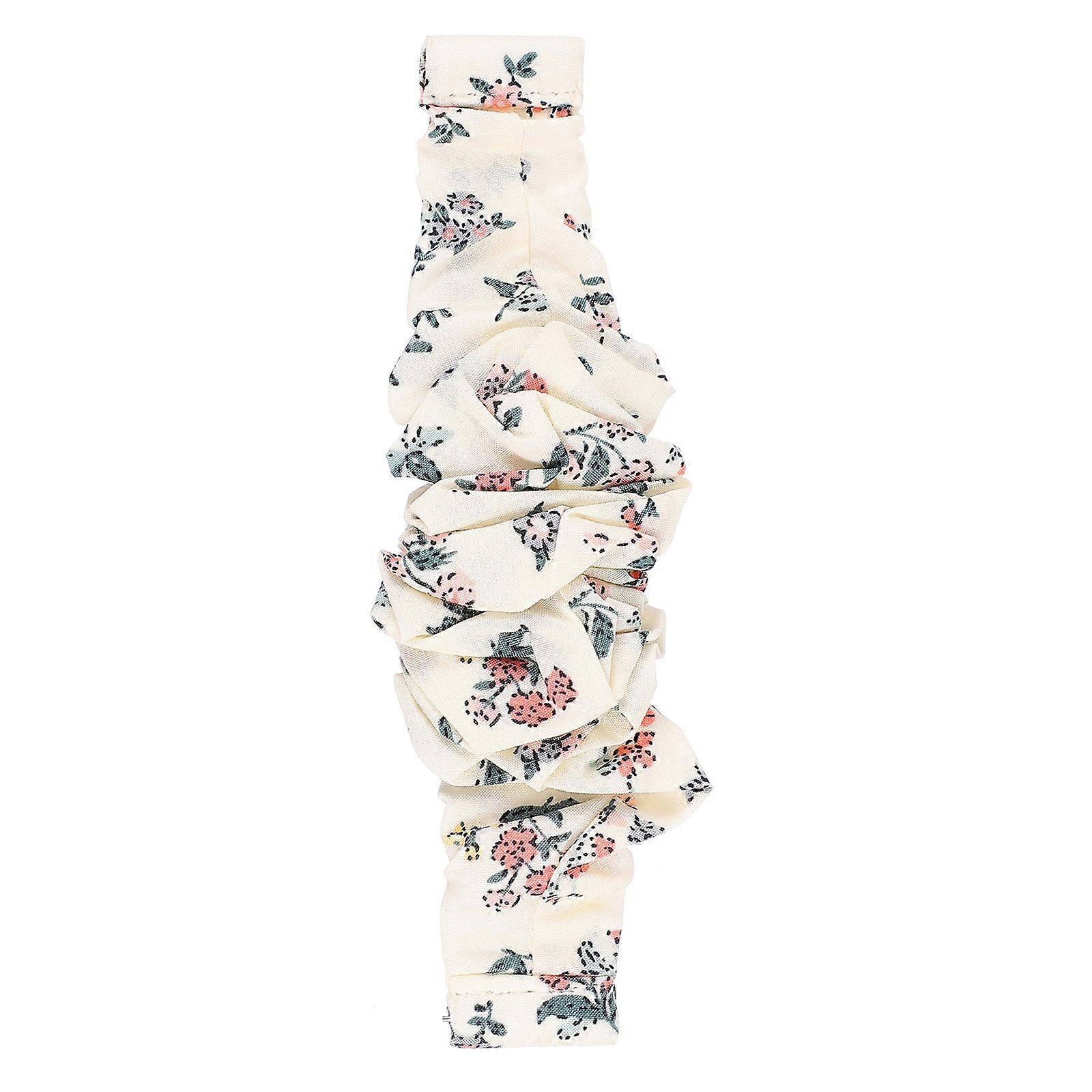 1 Pc Fashion Stretchy Watchband for Active Scrunchie Strap, Unique Printed Design, Durable Accessory for Everyday Wear