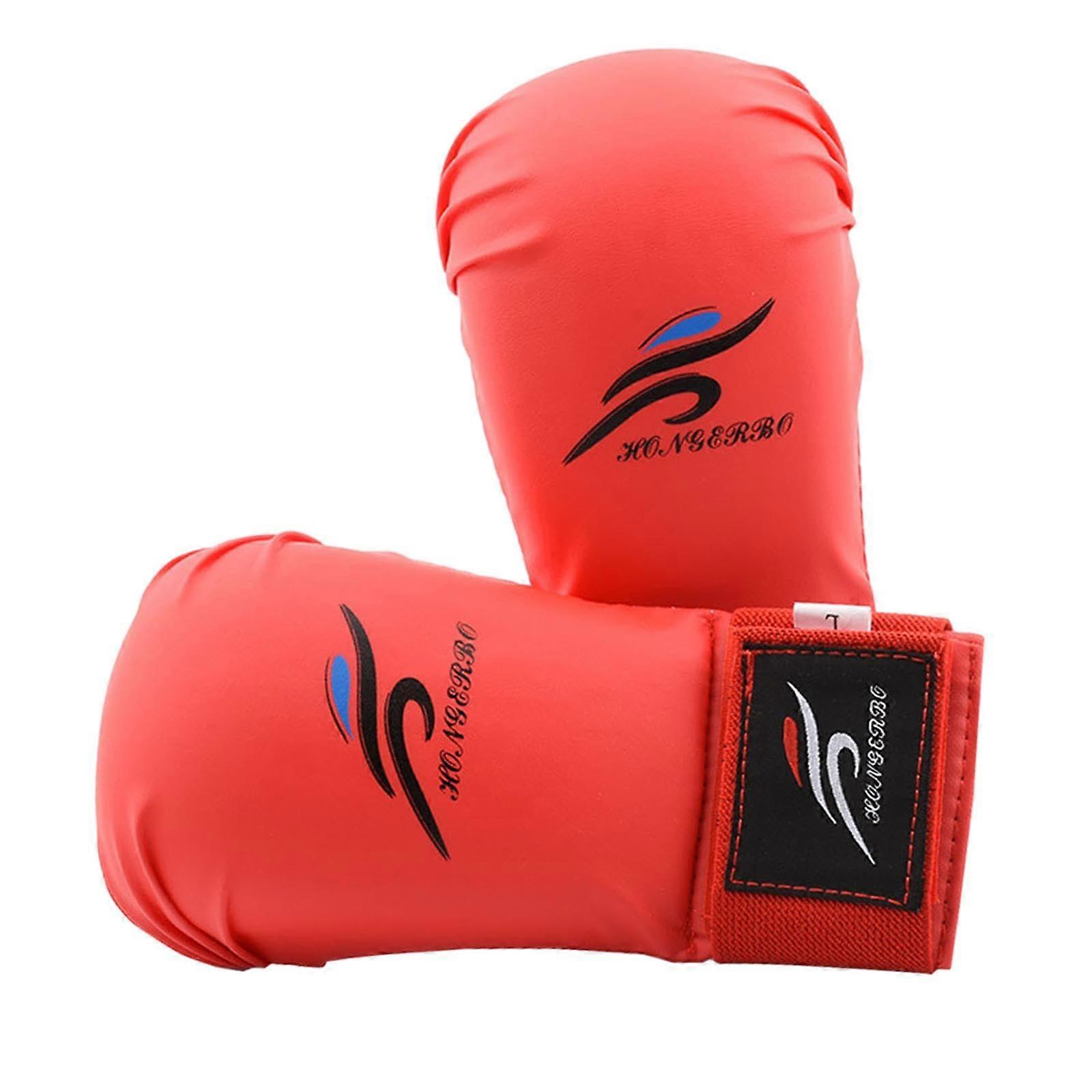 Boxing Gloves Red XS for Sparring and Training, Professional Punching and Punch Bag Gloves for Karate