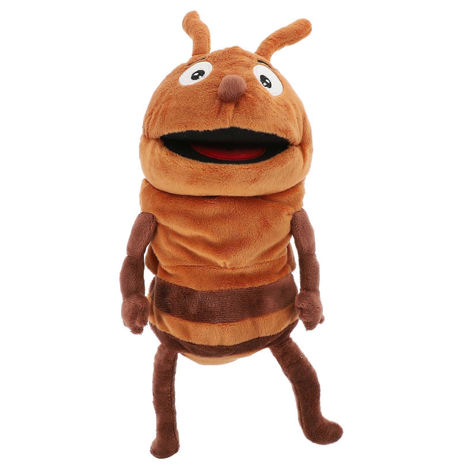 Ant Plush Hand Puppet: Interactive Storytelling for Adults, Soft Plush Toy for Motor Skills, Communication and Role Play