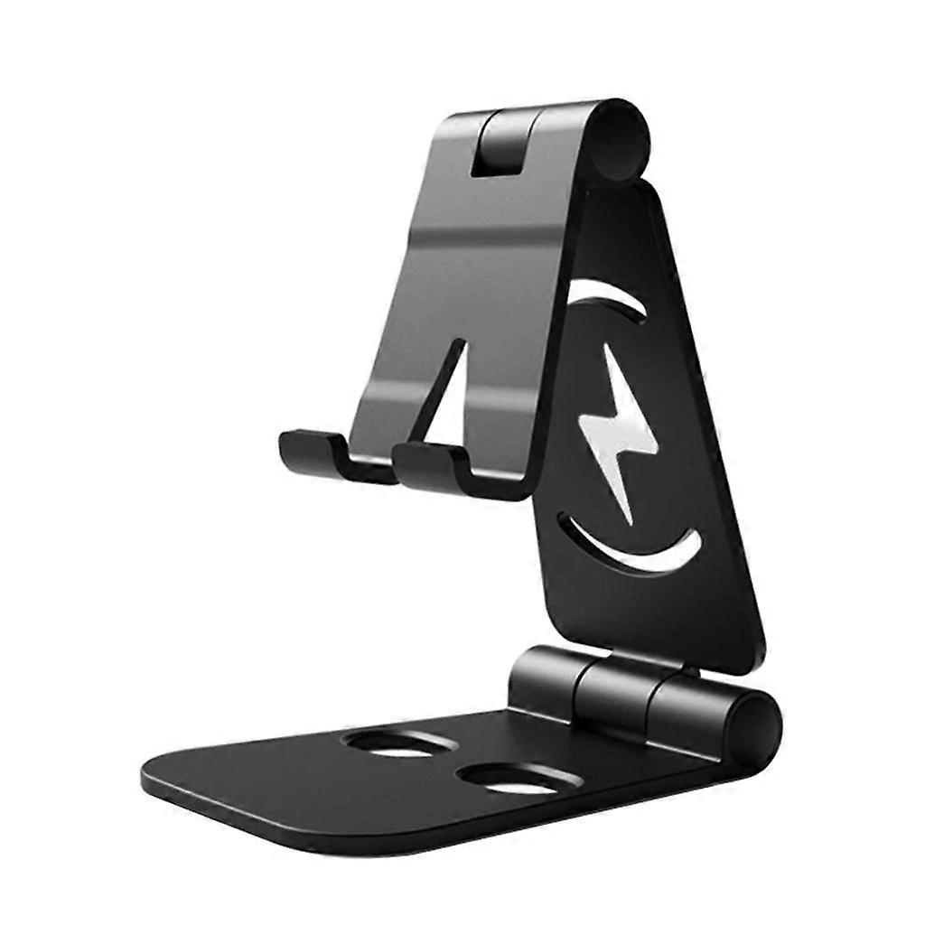 Portable Foldable Adjustable Mini Phone Tablet Video Table Stand Holder - Black