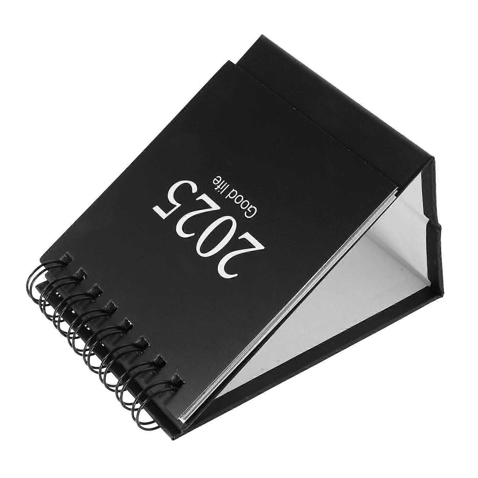 Mini Desk Calendar   Thick Paper Monthly Planner for Office, School & Desktop Use with Coil Binding and Smooth Writing Surface