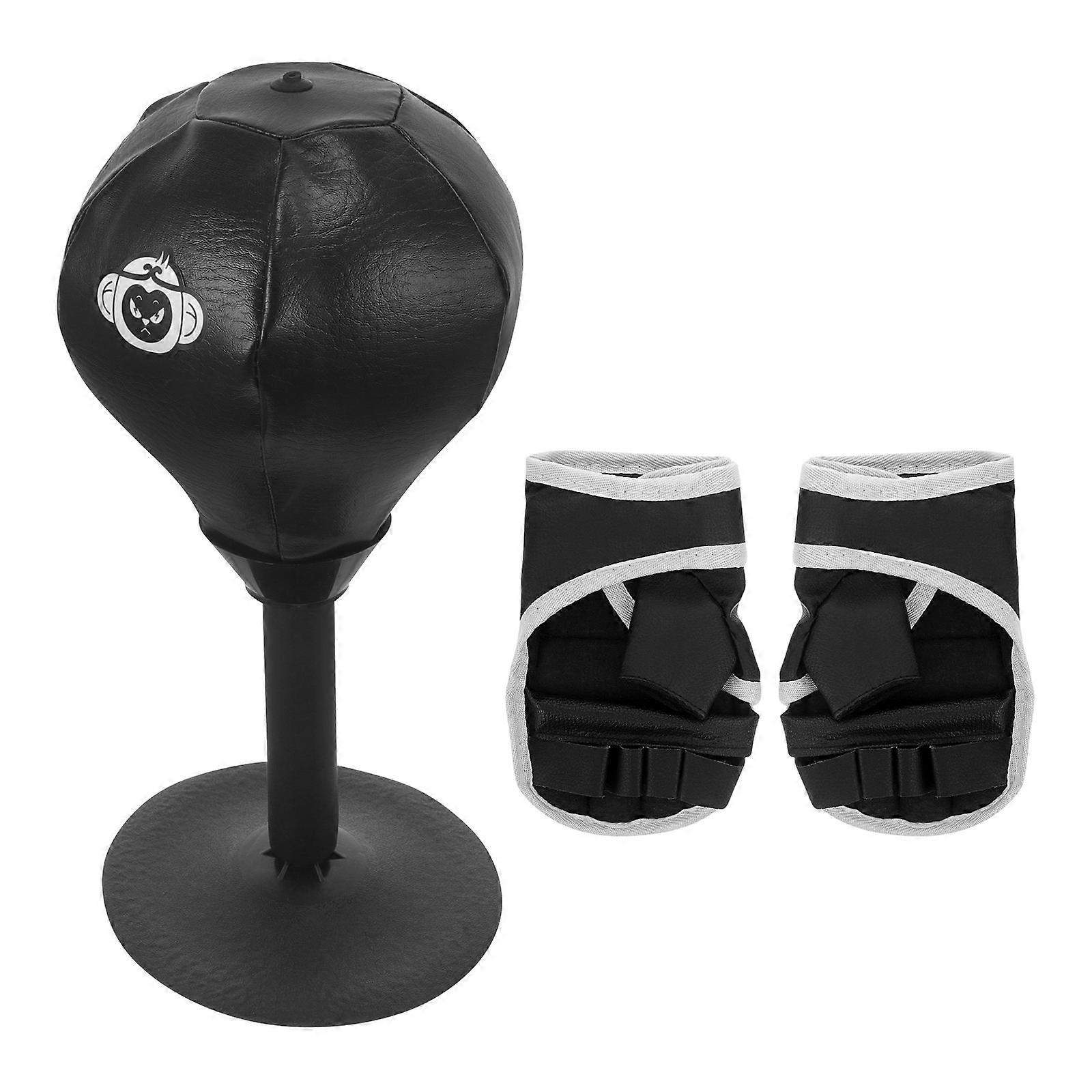 Decompression Boxing Ball Portable Desktop Speed Reaction Punching Ball for Home Training Enhances Hand Eye Coordination and Reaction Ages and Skill