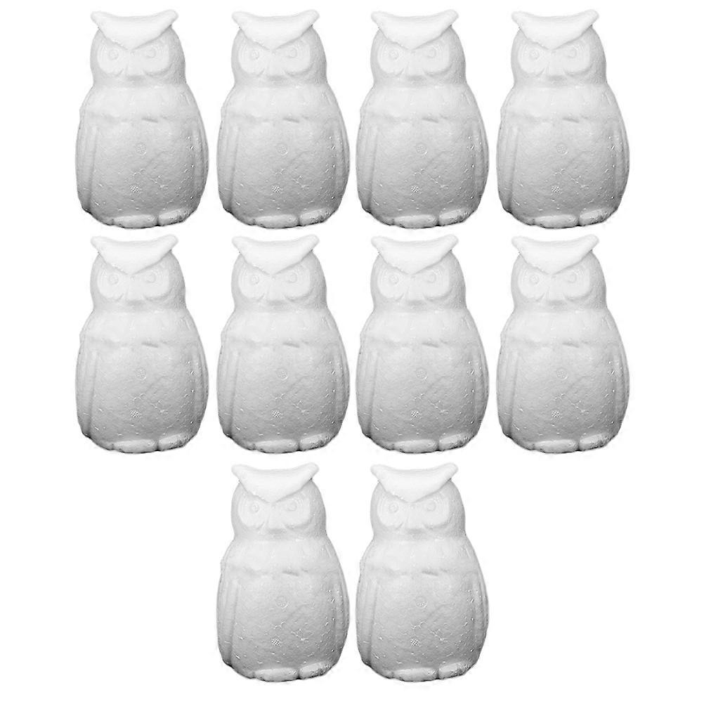 Polystyrene Shapes Owl Model Kit Diy Modeling Craft Activities Kids Adults 10Pcs