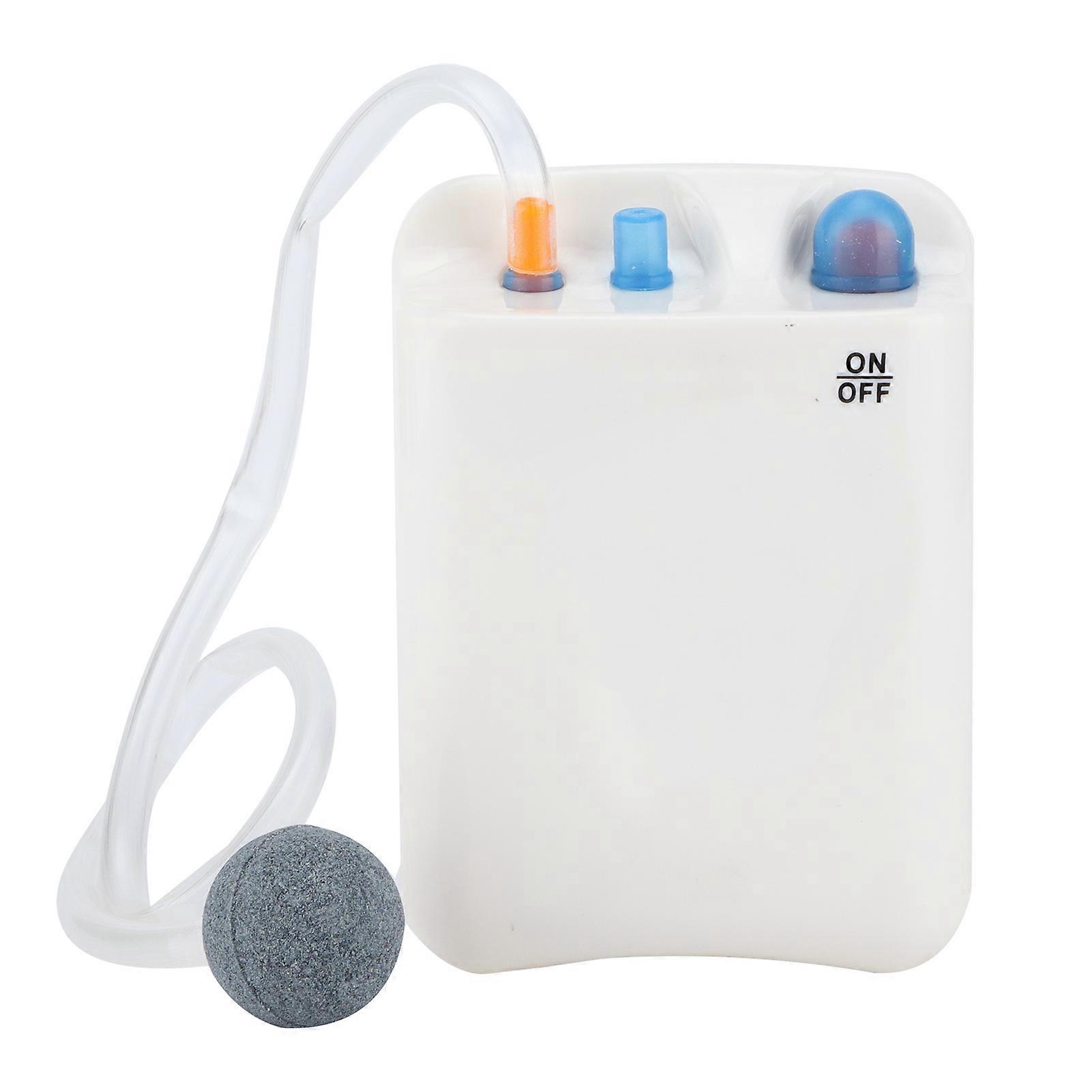DC‑125 Oxygen Pump Portable Battery Powered Air Pump Fish Oxygen Diffuser for Fish Tank Aquarium