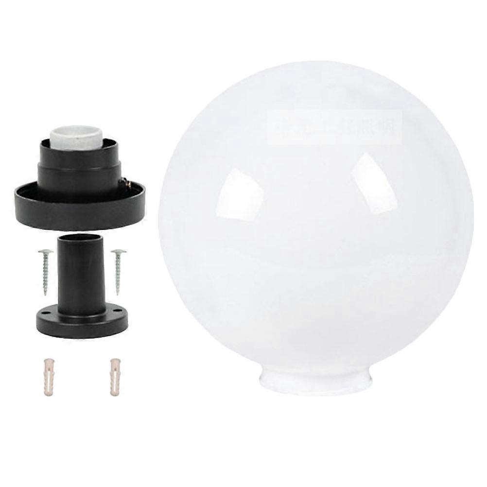 Lamp Post Light Fixture Sphere Minimalist Style Garden Decoration 1Set