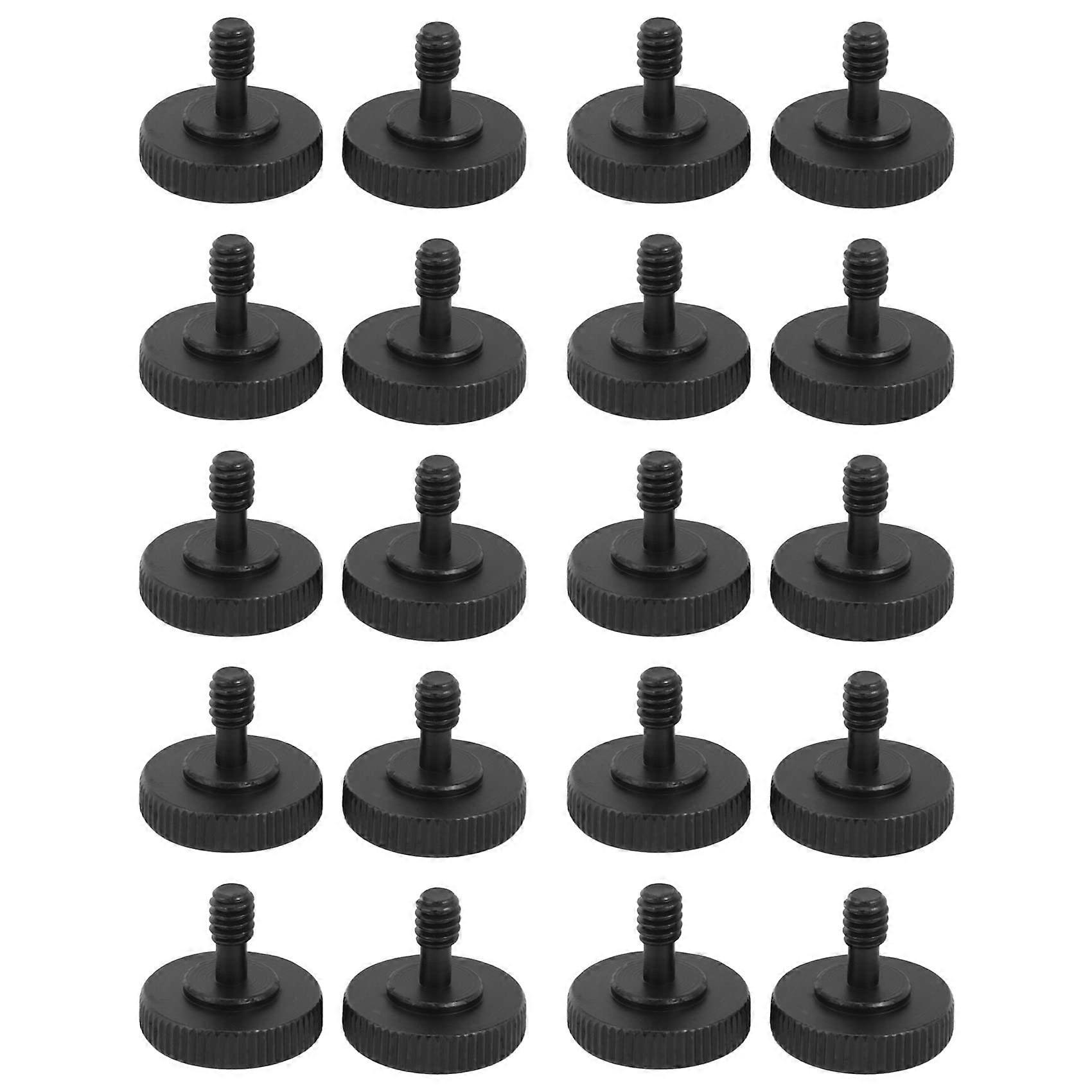 Thumb Screw Camera Quick Release 1/4-20 Thread L-Bracket Screw Mount Adapter Pack of 20