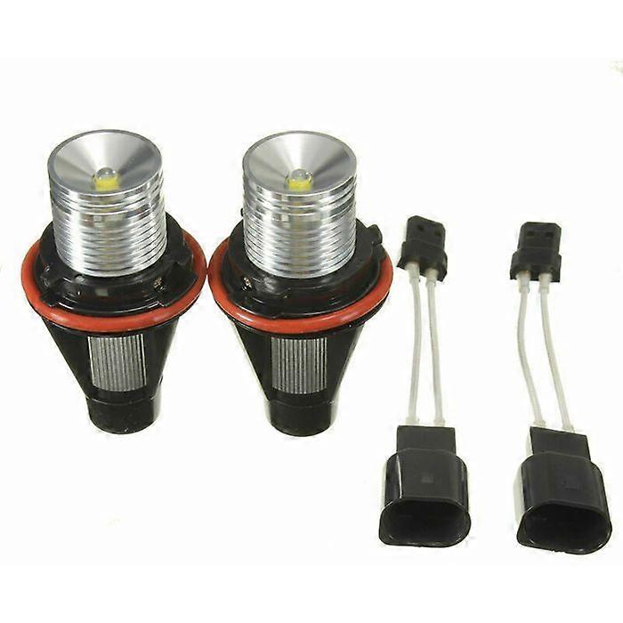 2pcs LED Angel Eyes Halo Ring 10W White Bulb for BMW E39 E53 E60 E63 E64 E65