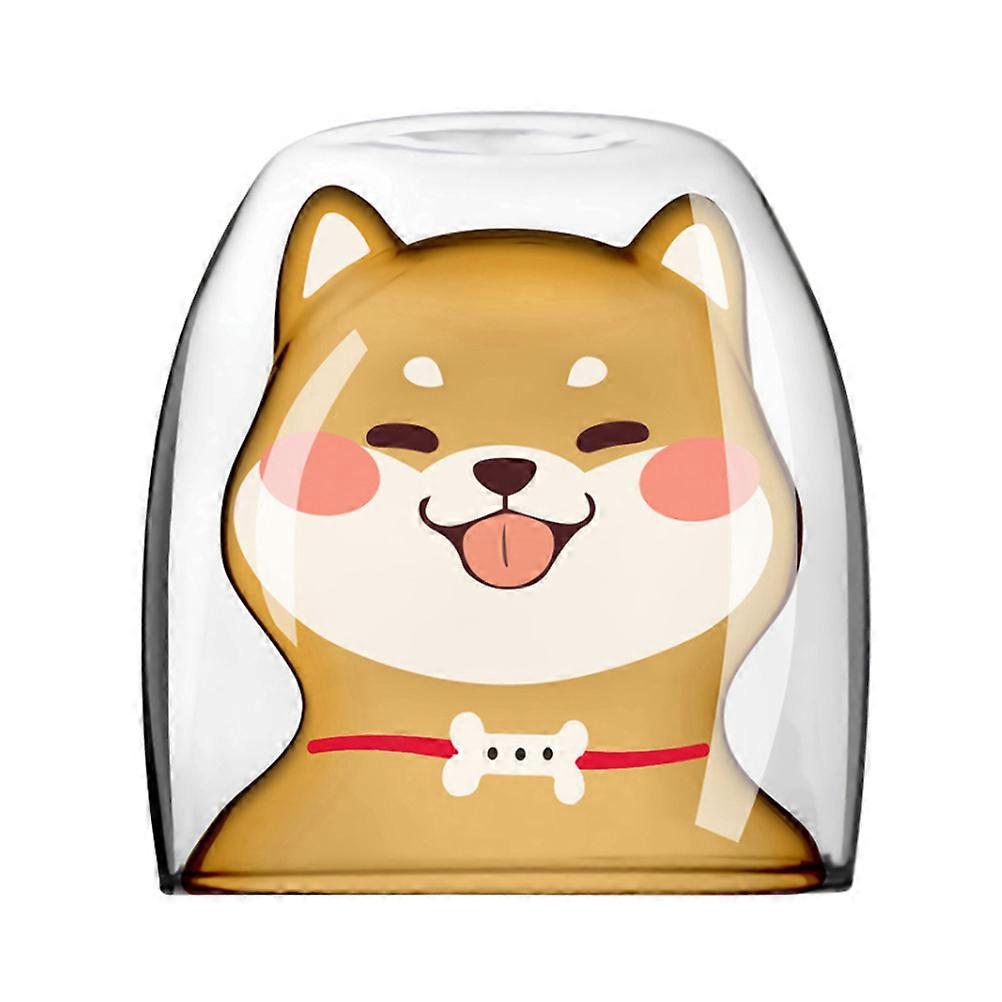 子供用カップスムージーカップキッズガラスカップイエローライナー付き1個