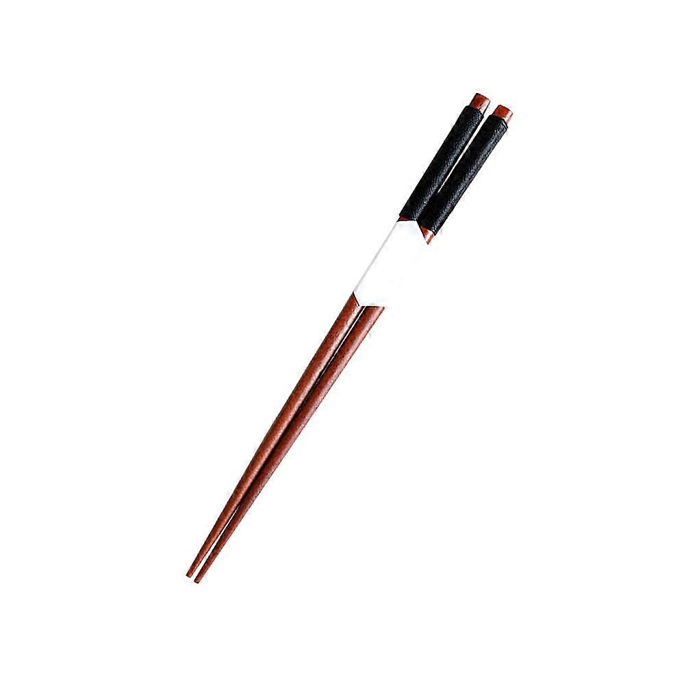 Creative Black Wooden Chopsticks for Eating Use with Smooth Finish and Natural Atmosphere