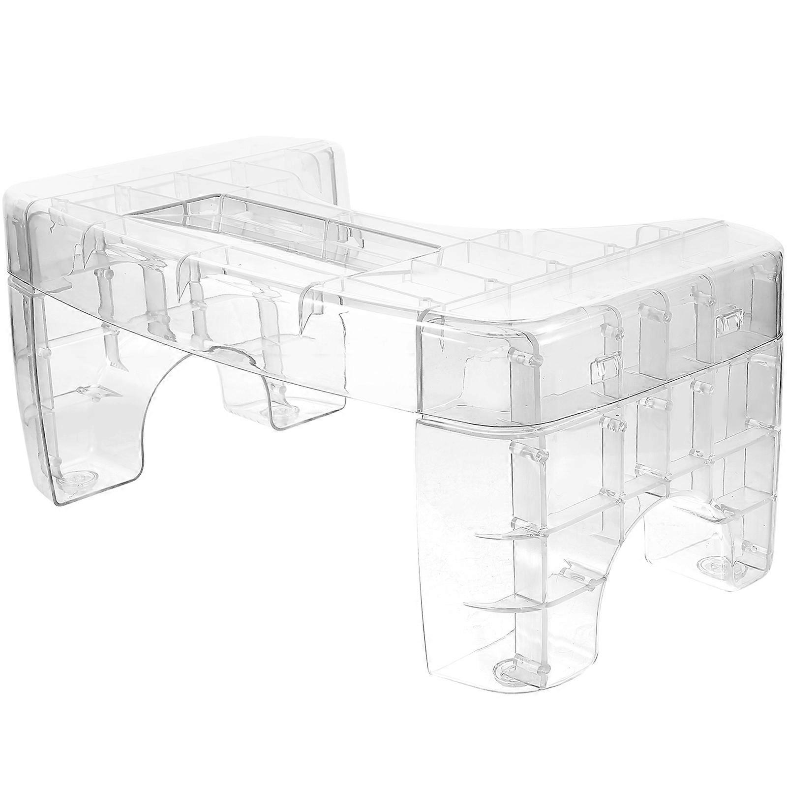 Bathroom Squatting Footstool Compact Shape Non-Slip Functional Stool For Daily Use 1Pack