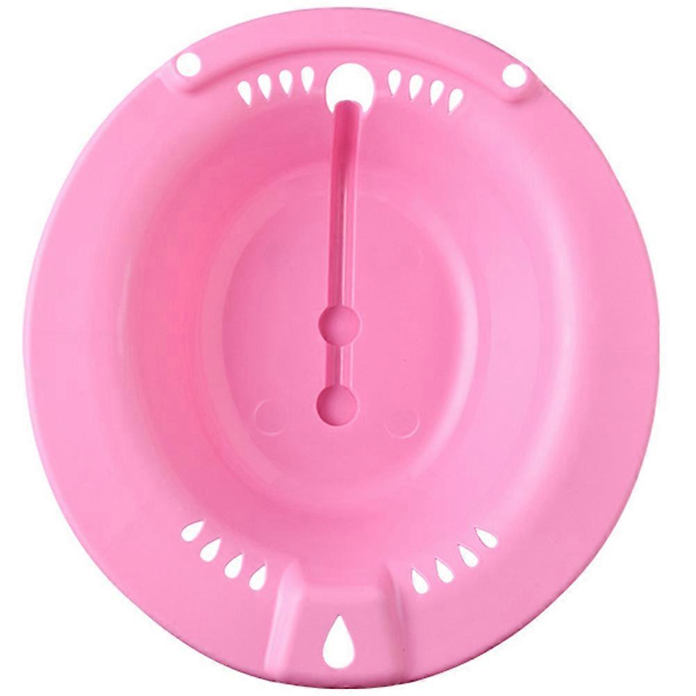 Pink Washing Basin for Home Use Thickened PP Material 1PC