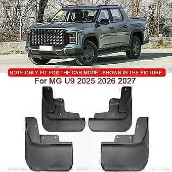 Fit For MG U9 2025 2026 2027 Car Styling ABS Car Mud Flaps Splash Guard Mudguards MudFlaps Front Rear Fender Auto Accessories