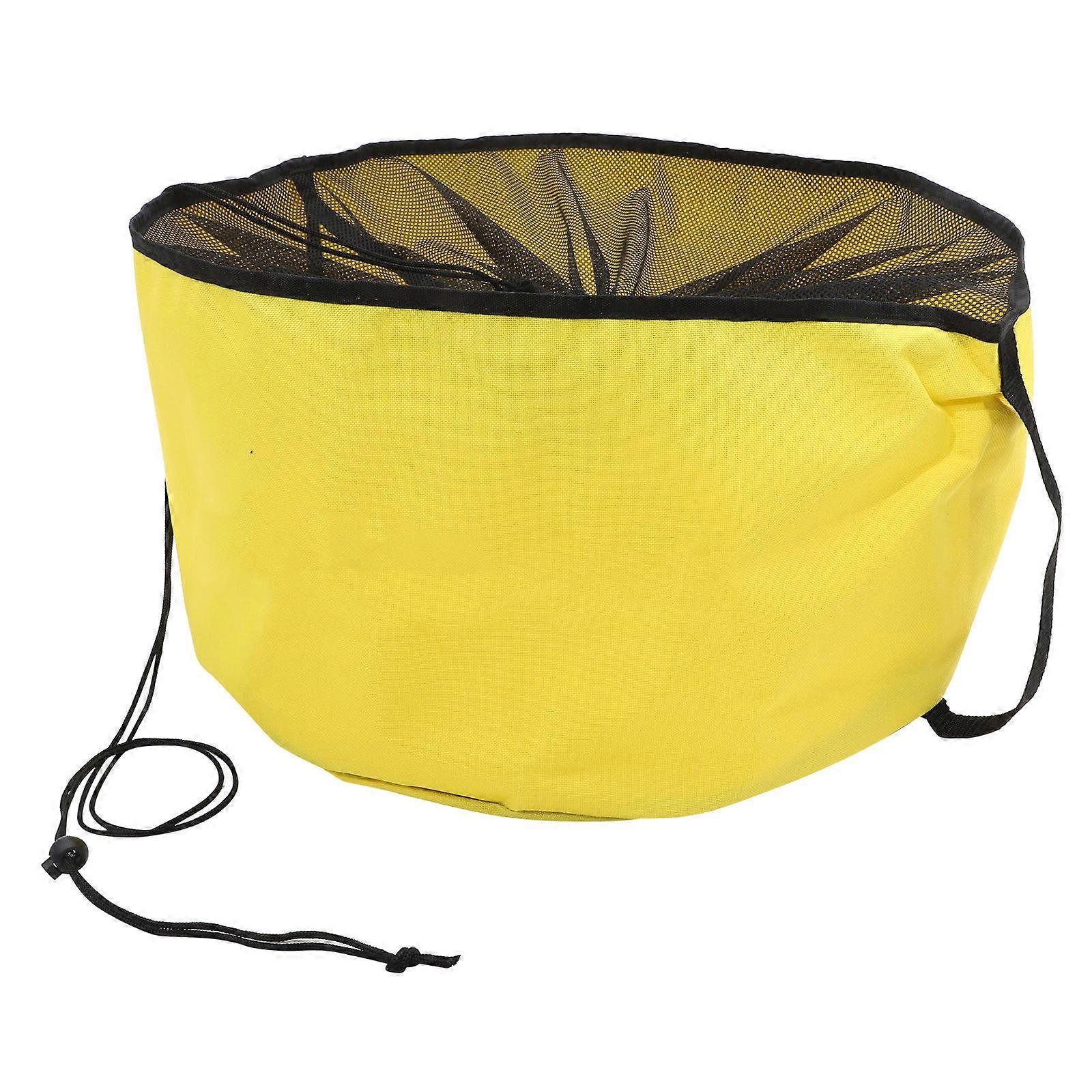 Water Hose Organizer Cord Management Rectangular Shape Yellow Color 600D Polyester Material 1Pcs