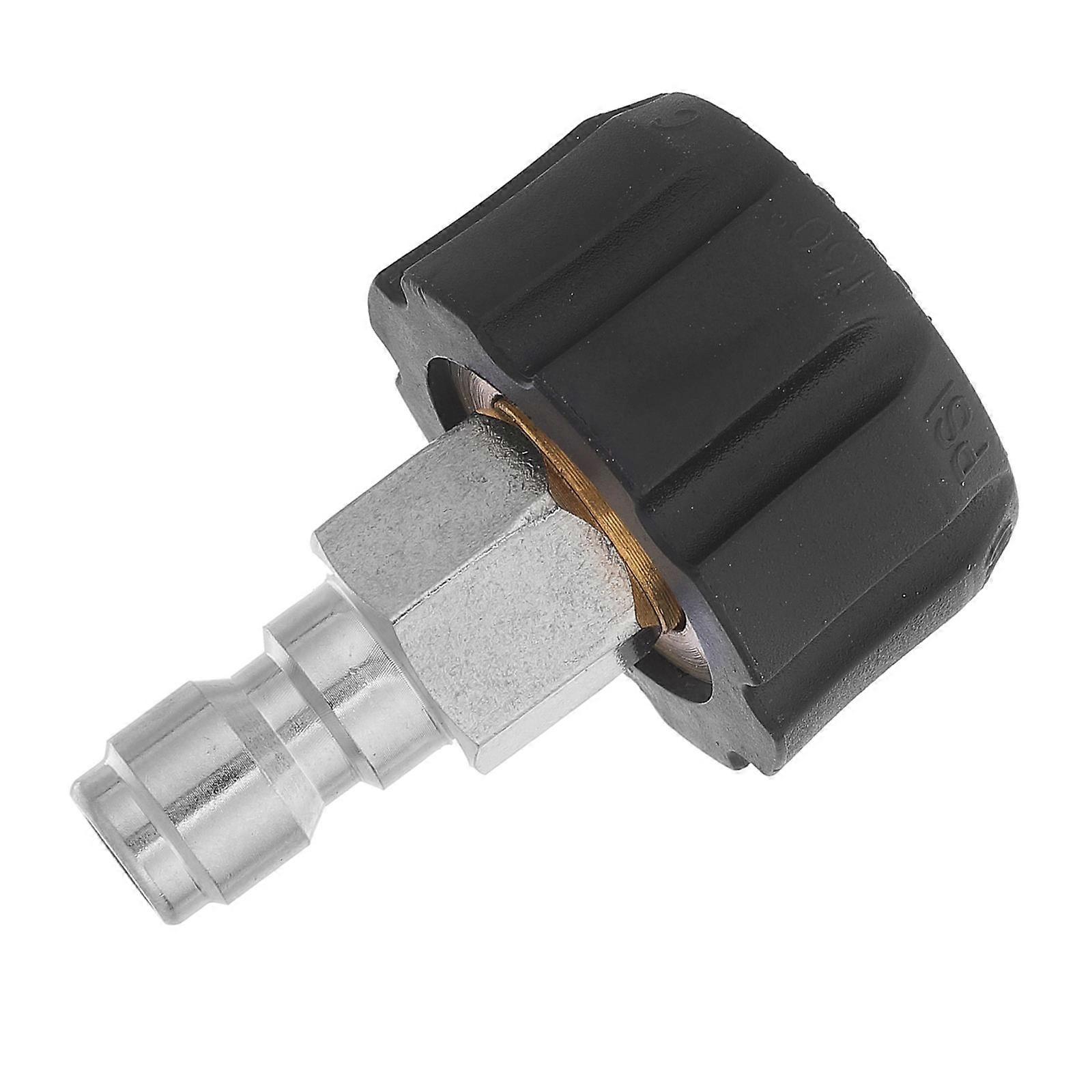 Quick Connect Adapter for Pressure Washer to Hose Fitting – Easy Installation Car Washing Sprayer Connector for Enhanced Cleaning Efficiency