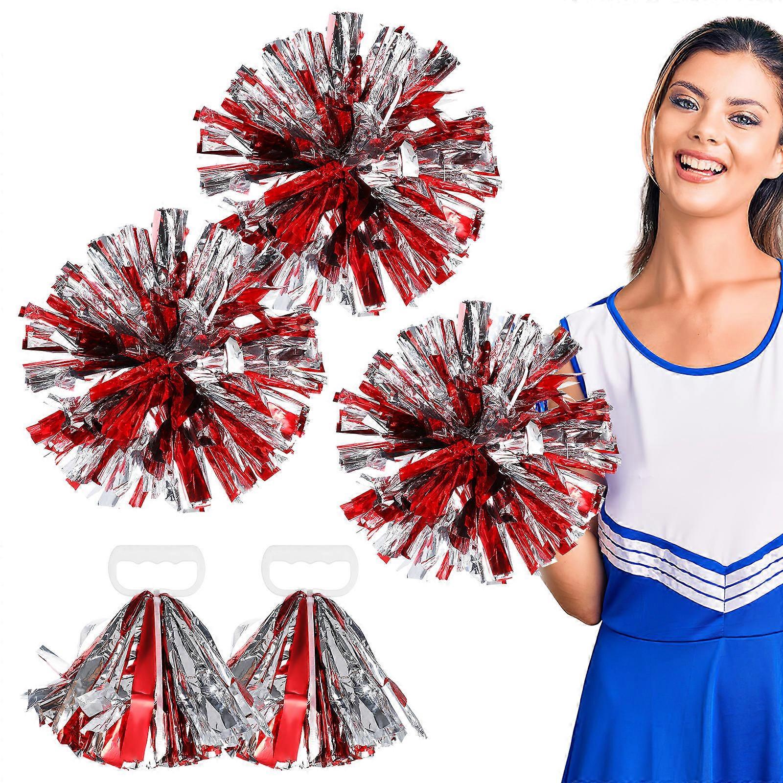 Cheerleading Flowers Cheerleading Party Decoration Round Shape Pe Material Sufficient Quantity For Cheerleading Training 4Pcs