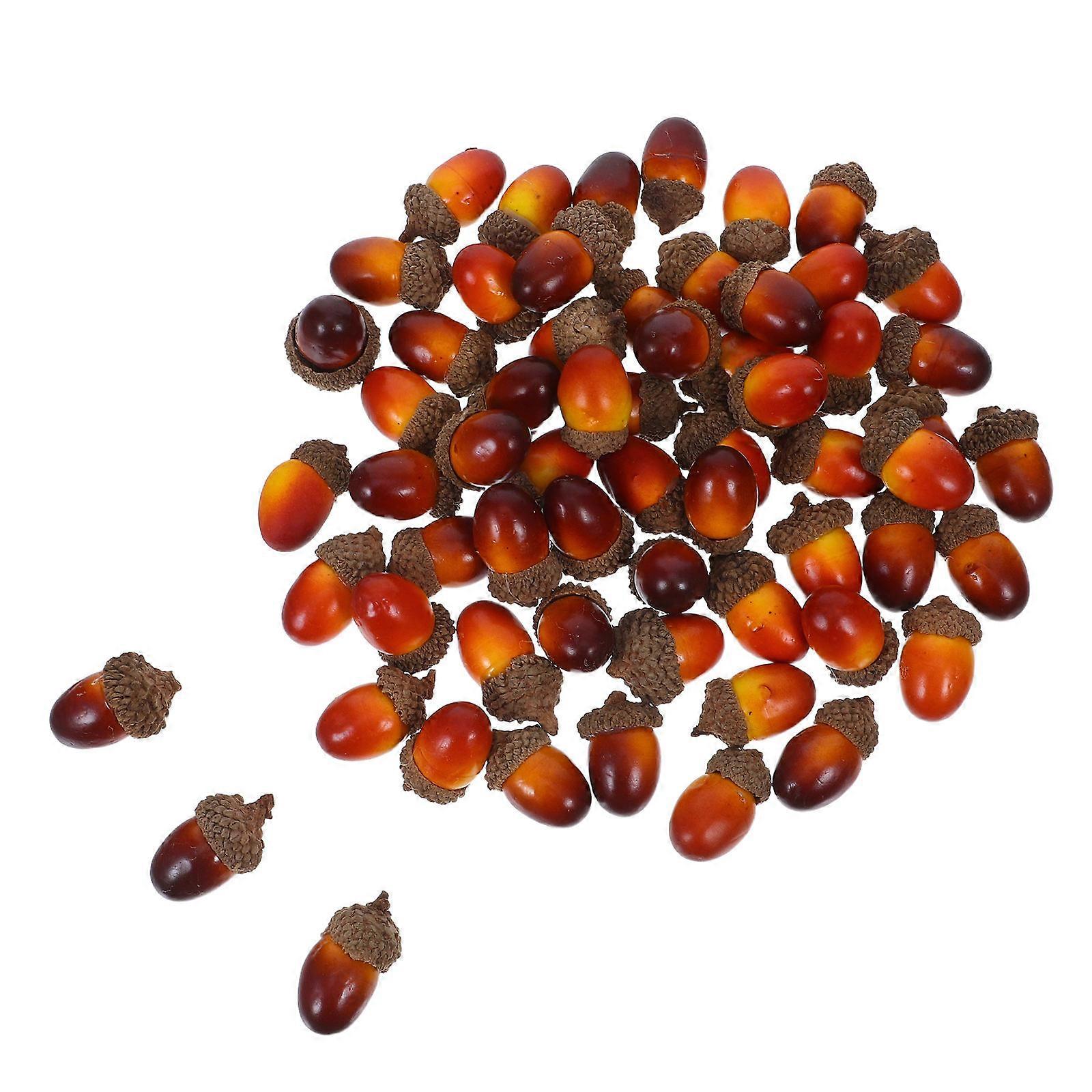 Here's a polished and engaging product description for your **60pcs Realistic Foam Fake Acorns**:
 
🍂 **60pcs Realistic Foam Fake Acorns – Fall
