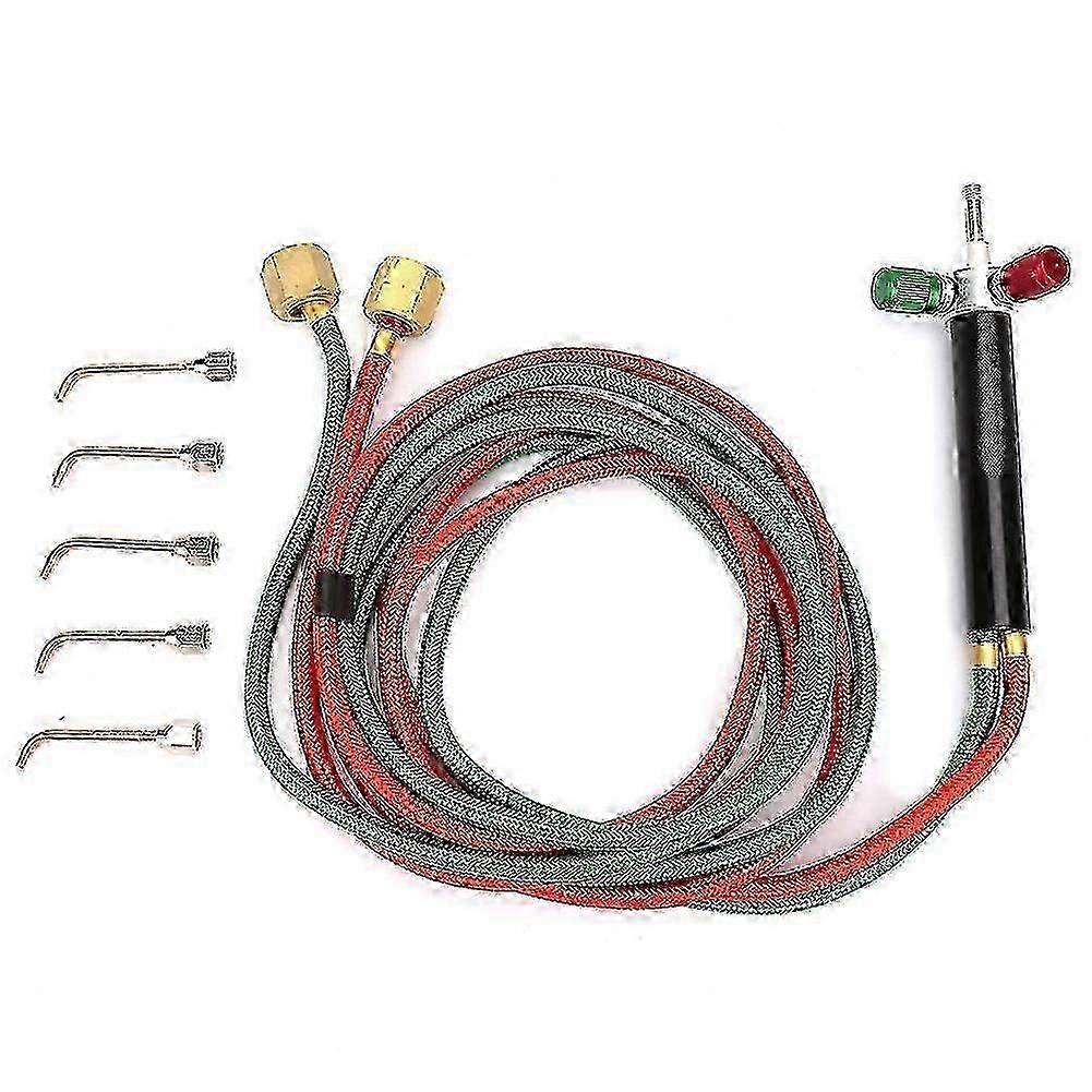 Gas Oxygen Acetylene Welding Torch Kit with 5 Tips Welding Tool