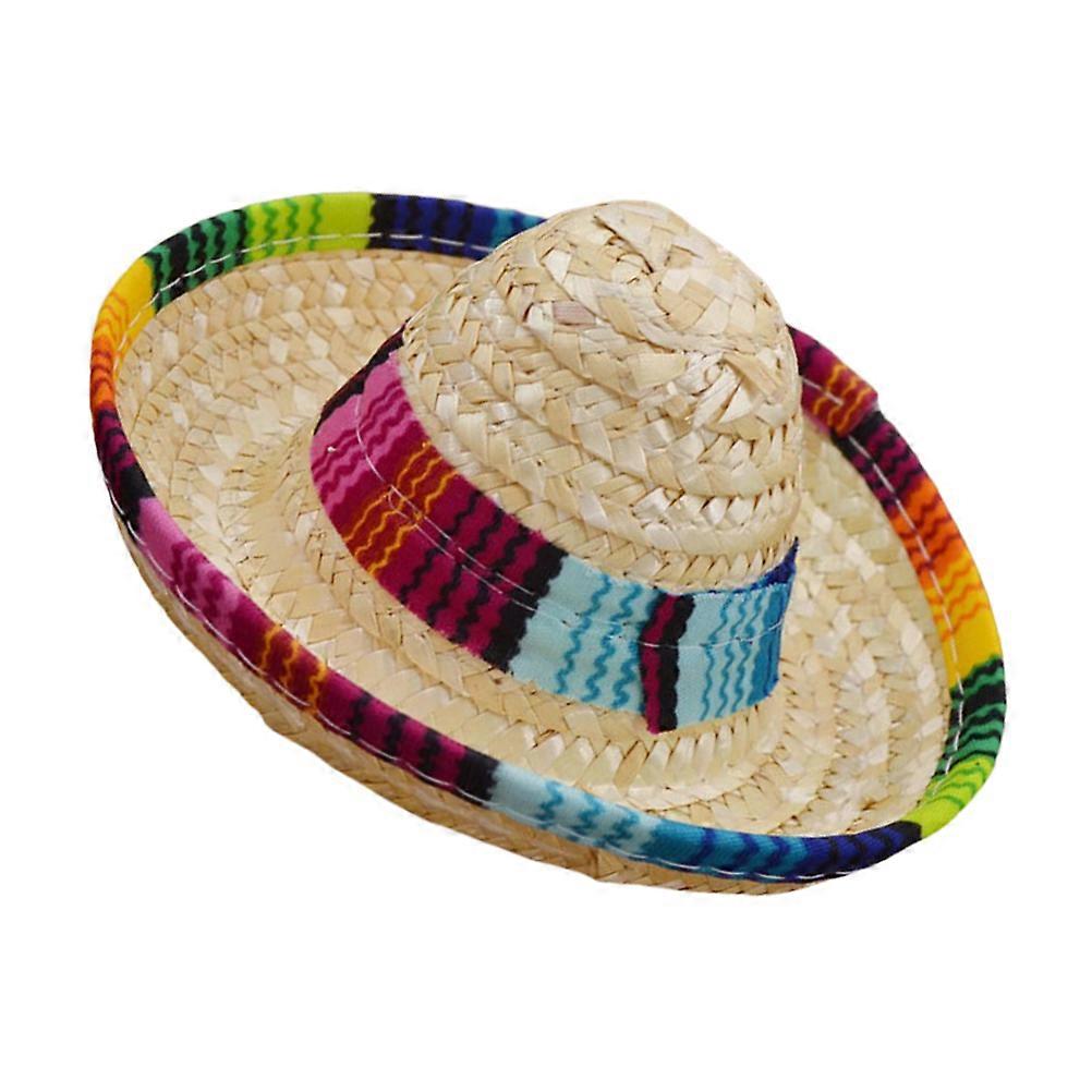Stylish Beige Fisherman Hat for Pets Made of Bamboo Lightweight and Comfortable for Photo Shoot or Parties Size 3Pcs