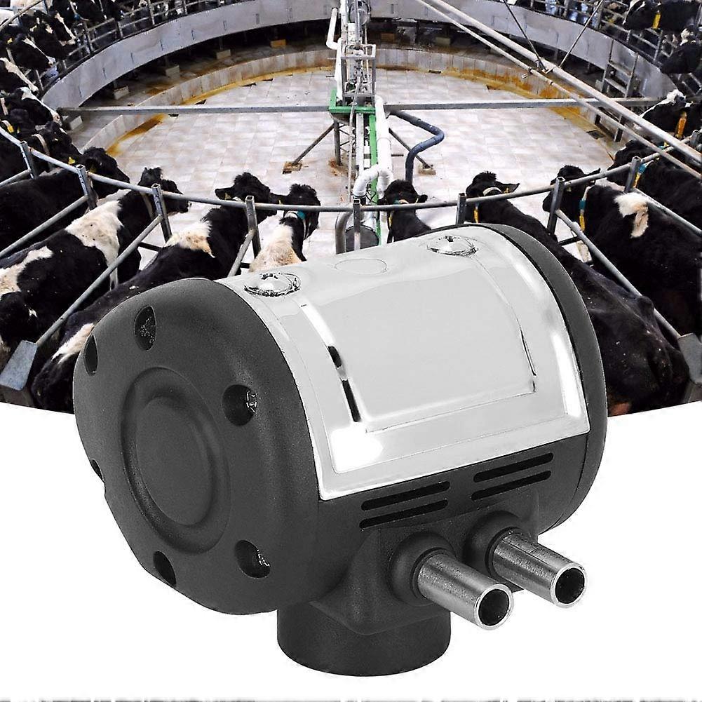 stainless steel milking pulsator for dairy farms, adjustable pulsation rate, 1 x pneumatic pulsator.