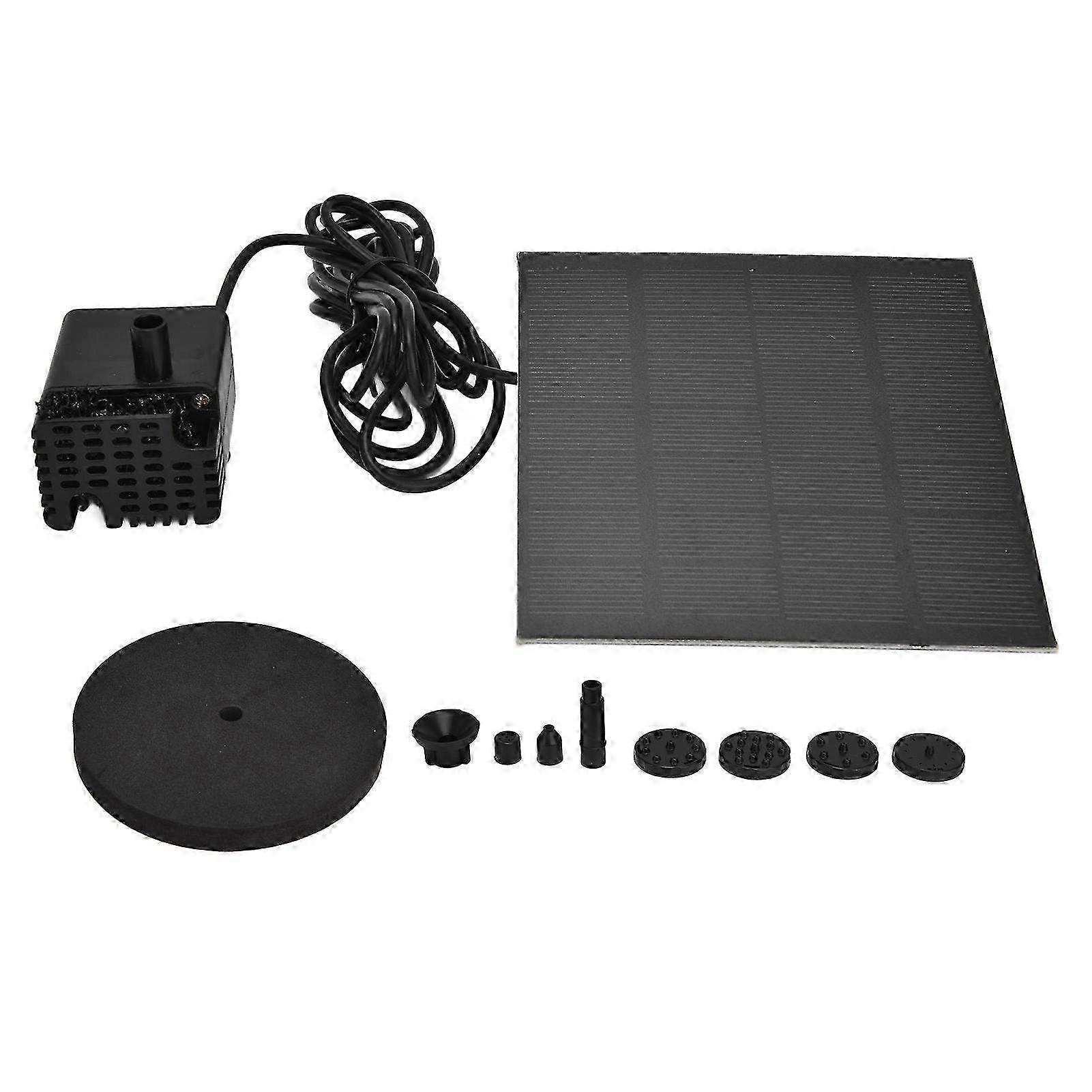 Solar Powered Water Pump Fountain - Easy Installation & Cost-Saving Garden Decor for Bird Baths & Outdoor Spaces