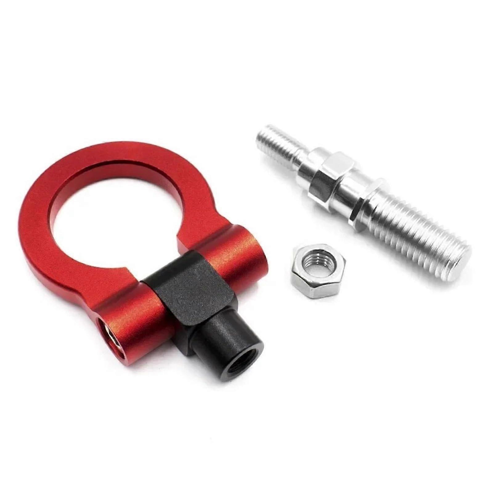 Towing Hitch Universal Tow Bar Ring For Front And Rear Japanese Cars Red