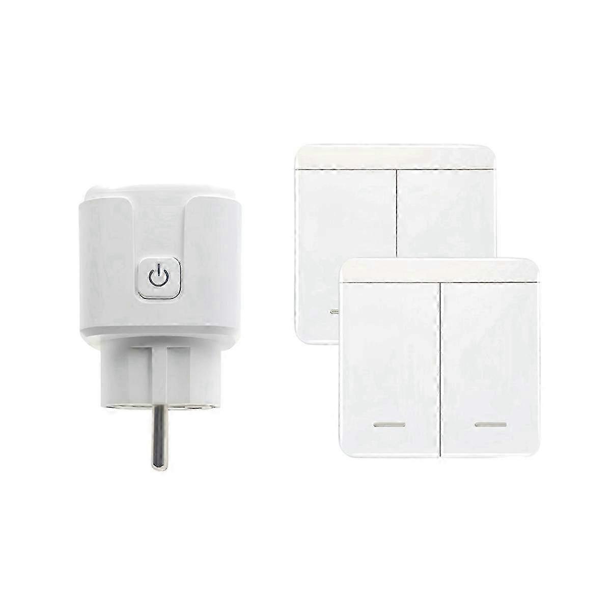 Wireless Window & Door Sensor with Magnetic Contact Switch - EU Plug Home Security System for Enhanced Protection