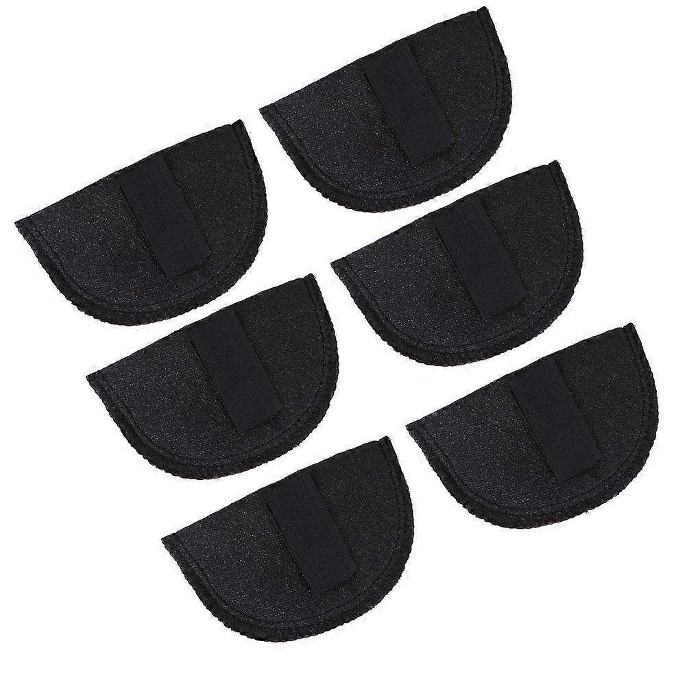 Comfortable Shoulder Pads 3 Pairs For Women Ideal For Professional Use Black Curved Shape Enhances Style