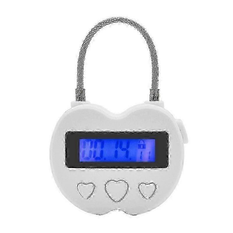 AURA Smart Time Lock Lcd Display Time Lock Multifunction Electronic Timer,waterproof Usb Rechargeable Temporary Timer Padlock