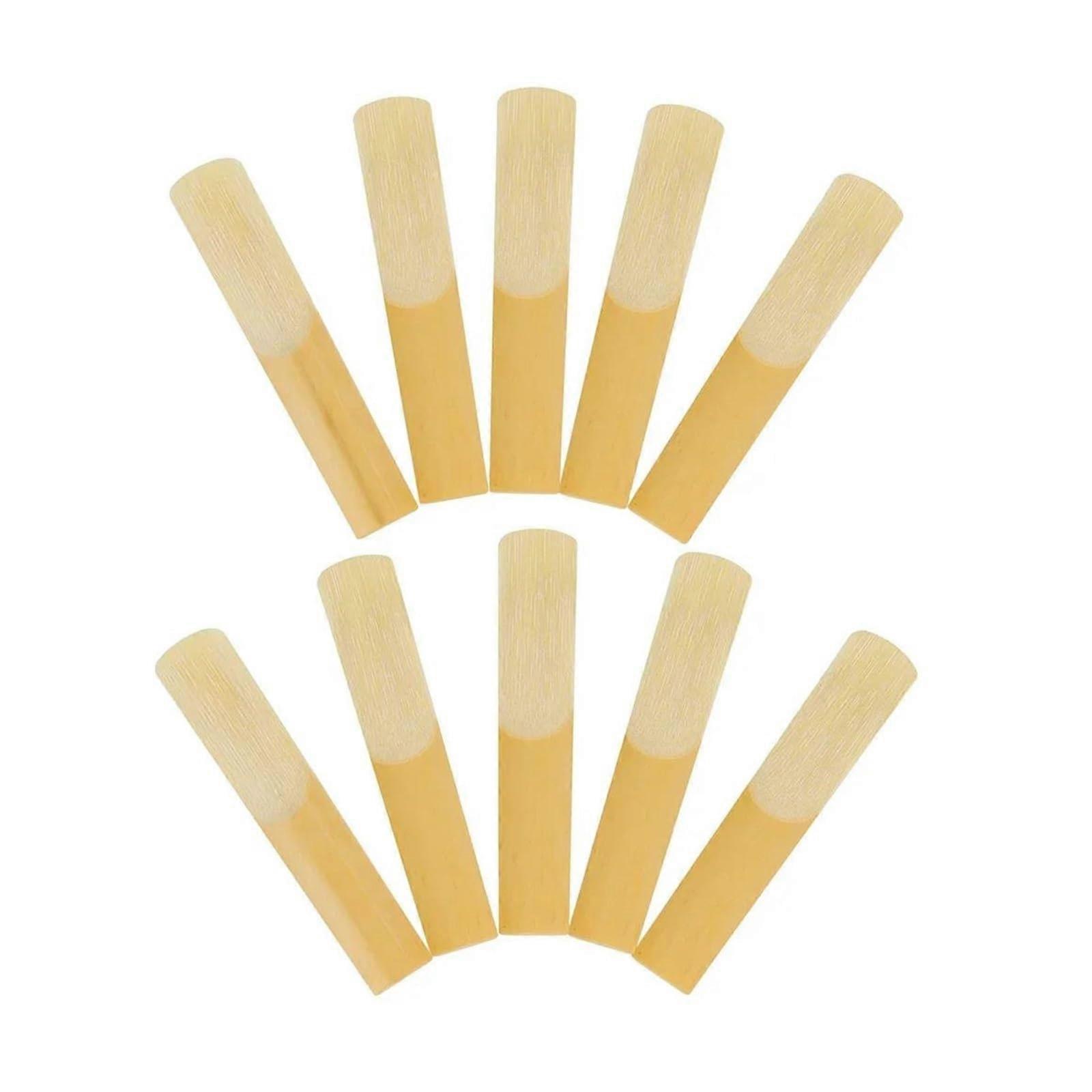 Clarinet Accessories - 10-Piece Set For Bb Clarinet Reeds, Eb Reeds 2.5 Strength For Soprano, Alto, And Tenor Woodwind